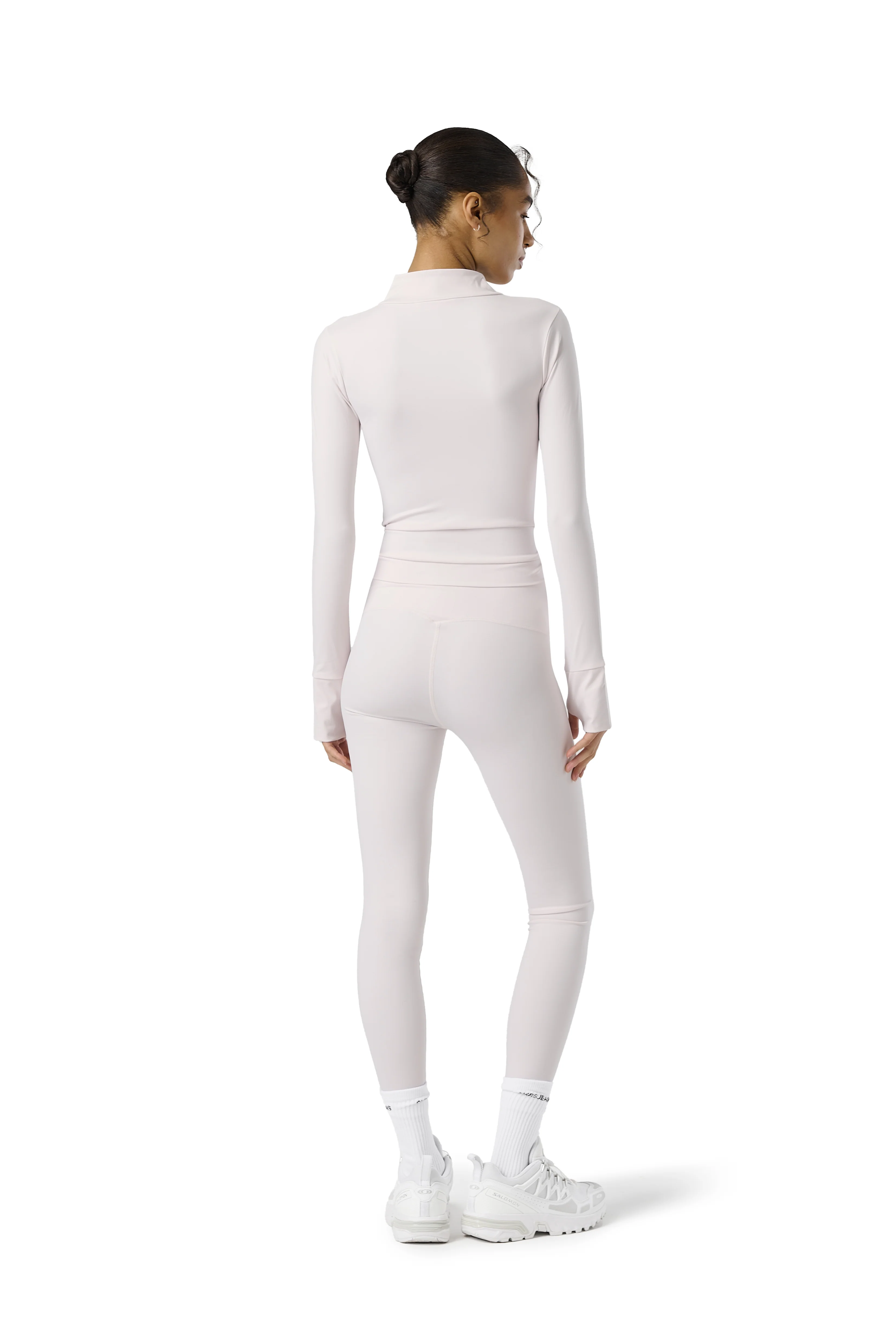 Active Zip Up in Soft Pink - Image 7