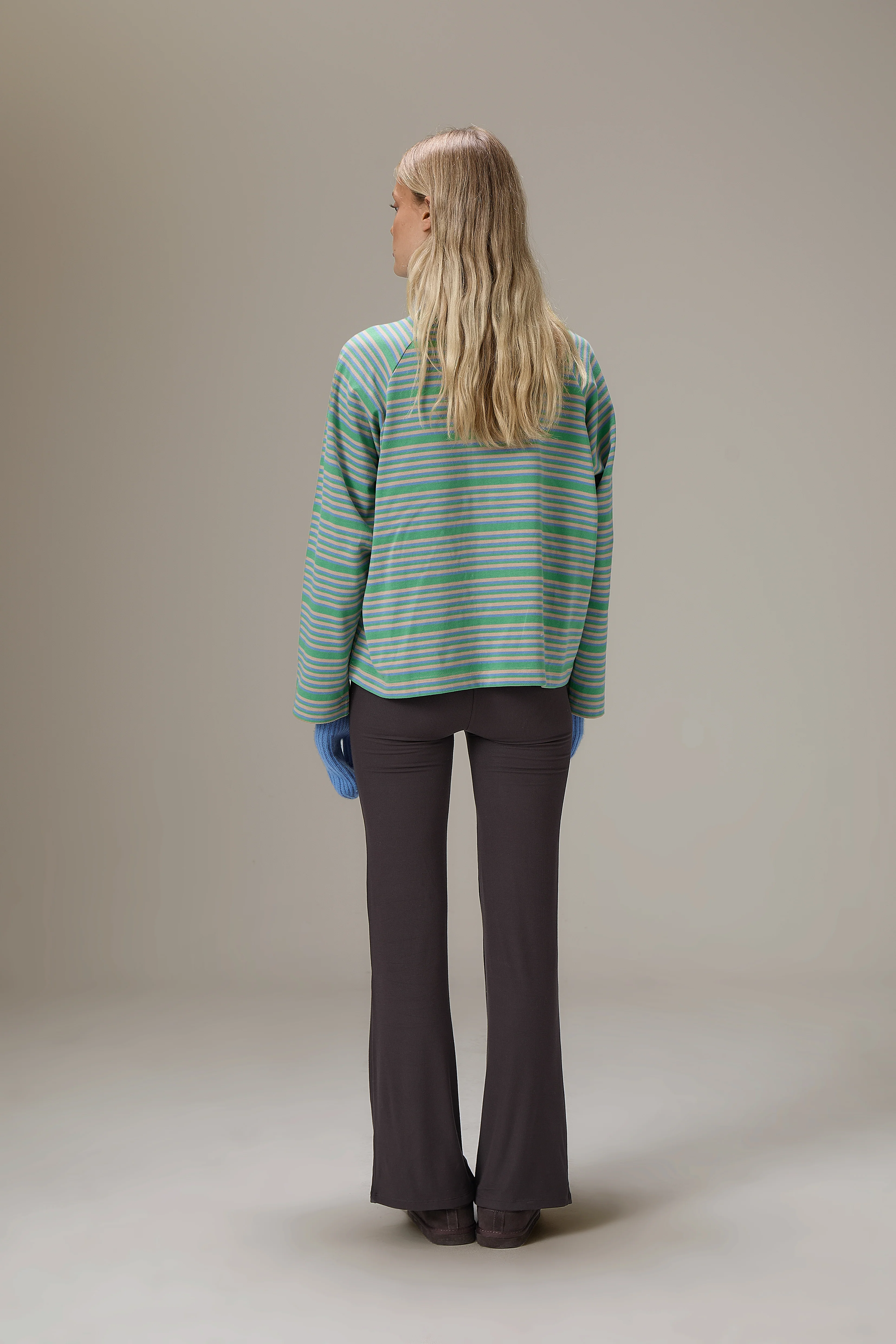 Douglas Oversized Long Sleeve Tee in Spring - Image 4
