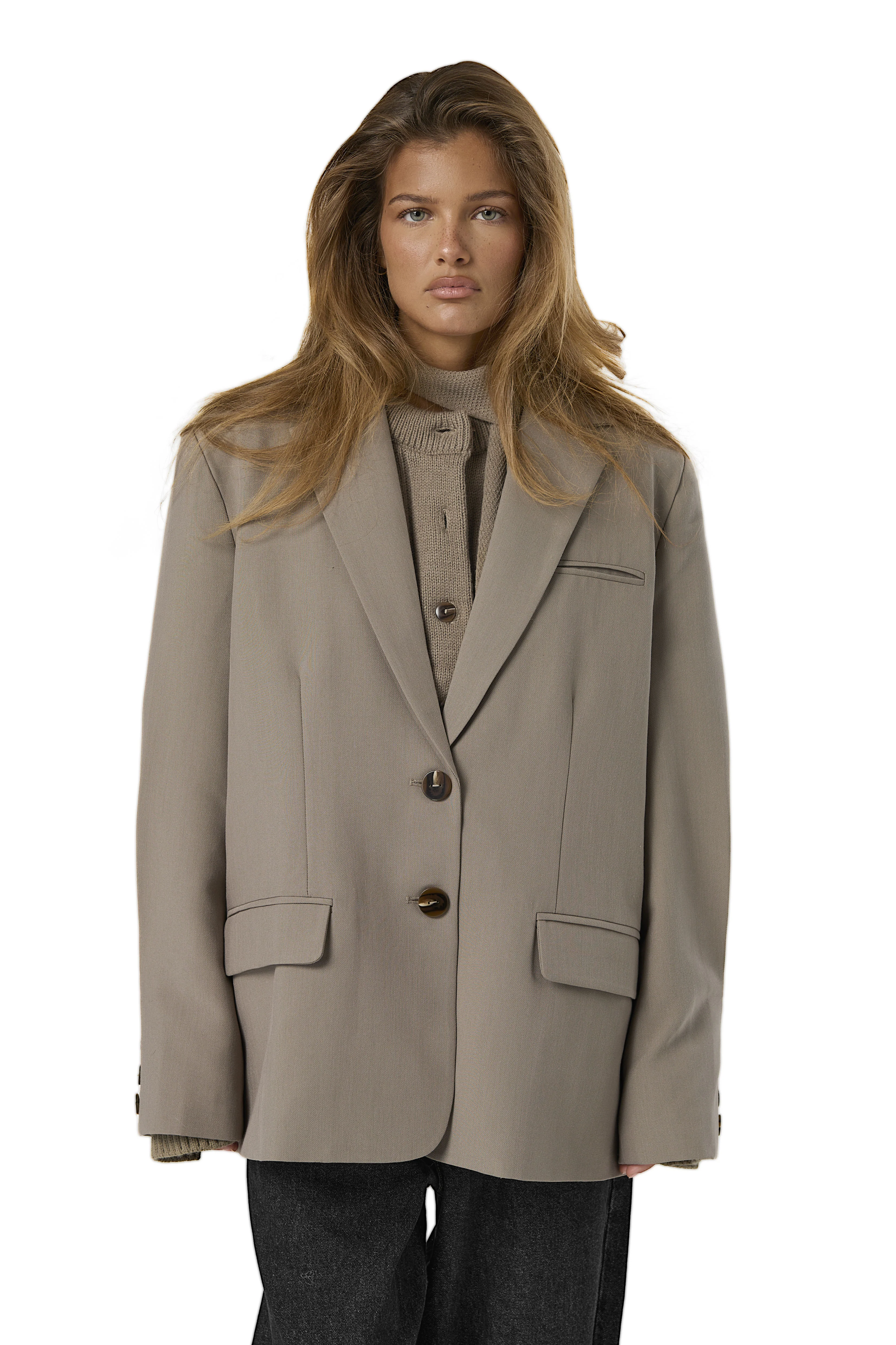 Fifth Blazer in Beige - Image 6