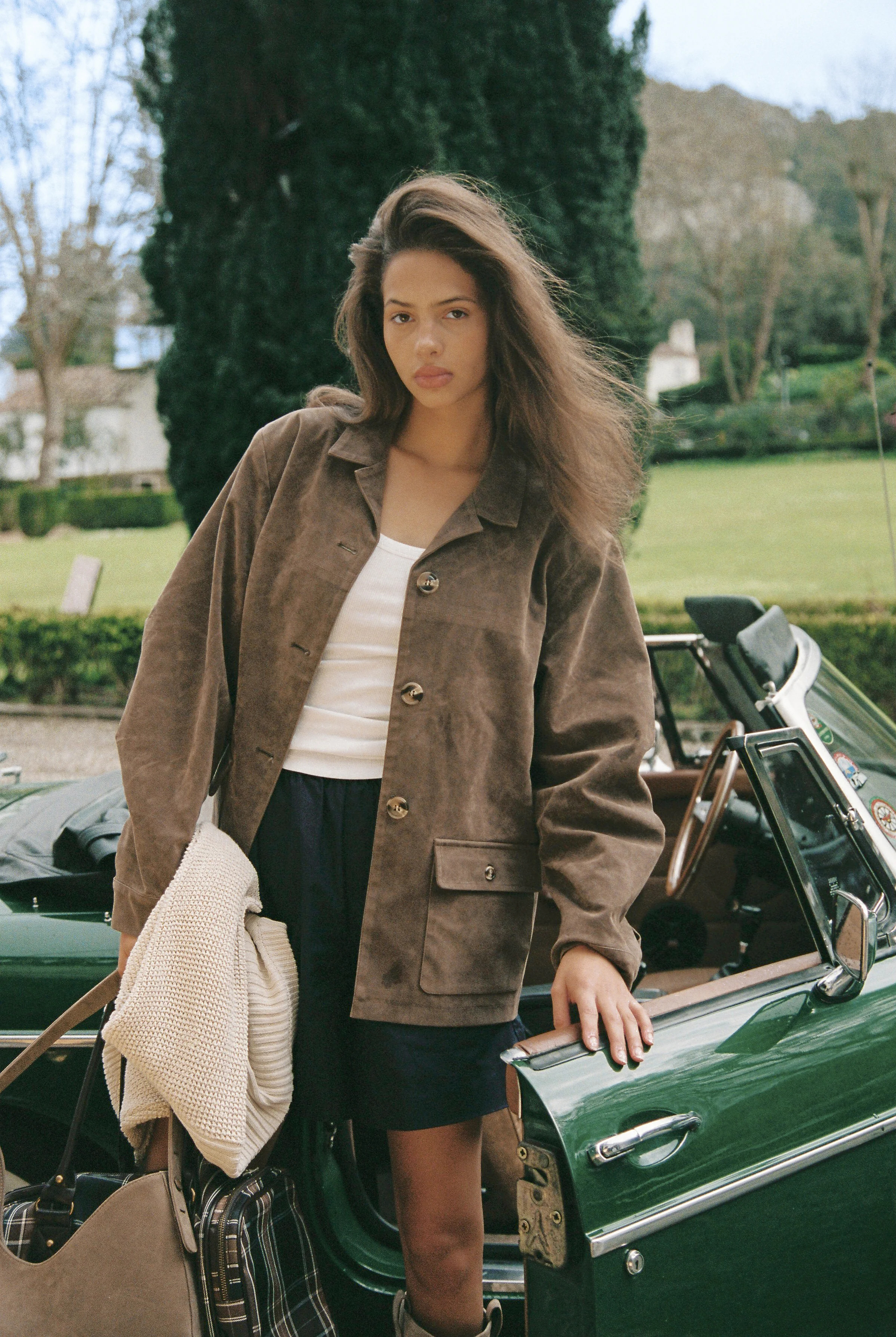 Jackson Faux Suede Blazer - Image 3