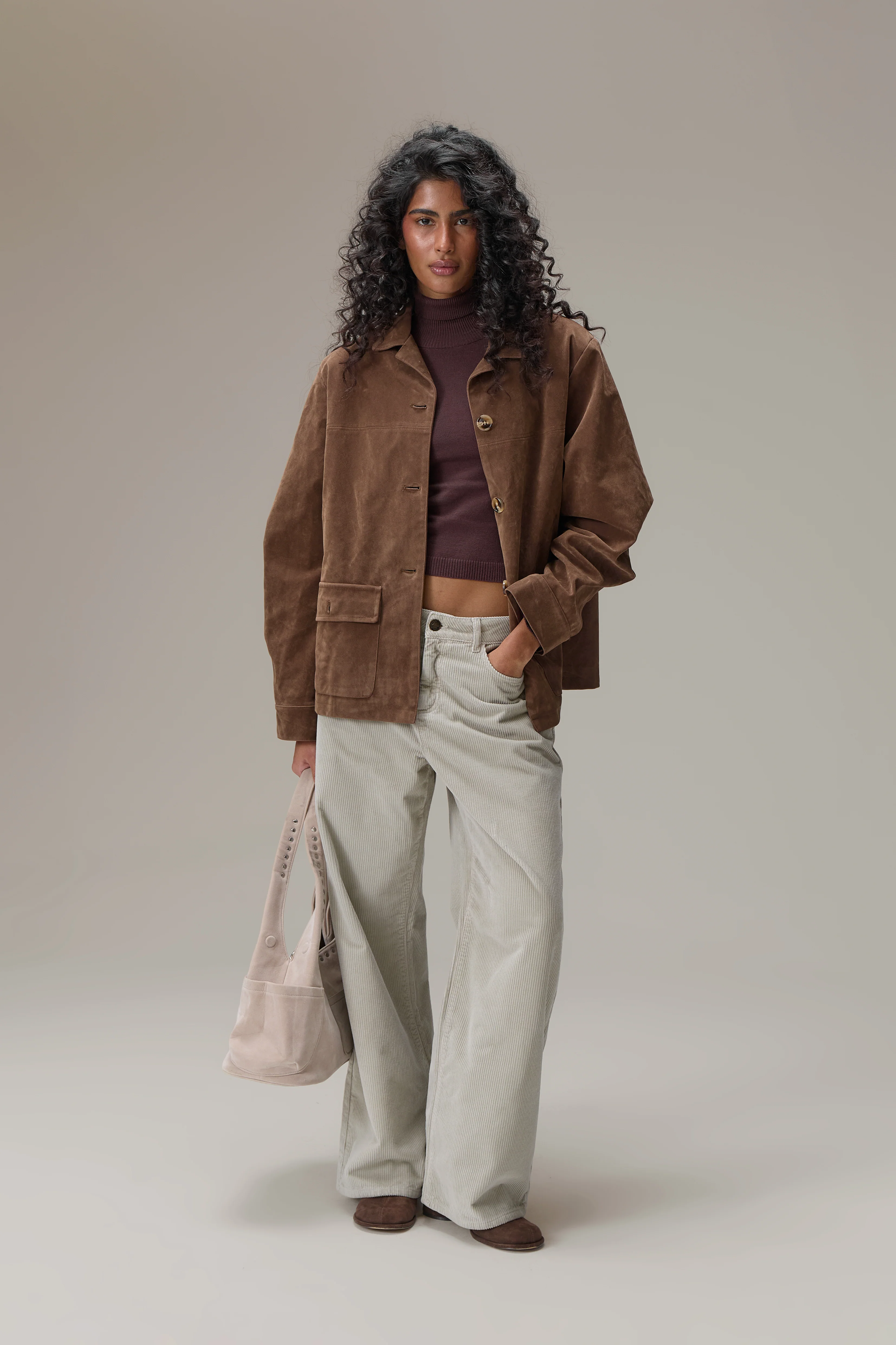 Jackson Faux Suede Blazer - Image 4