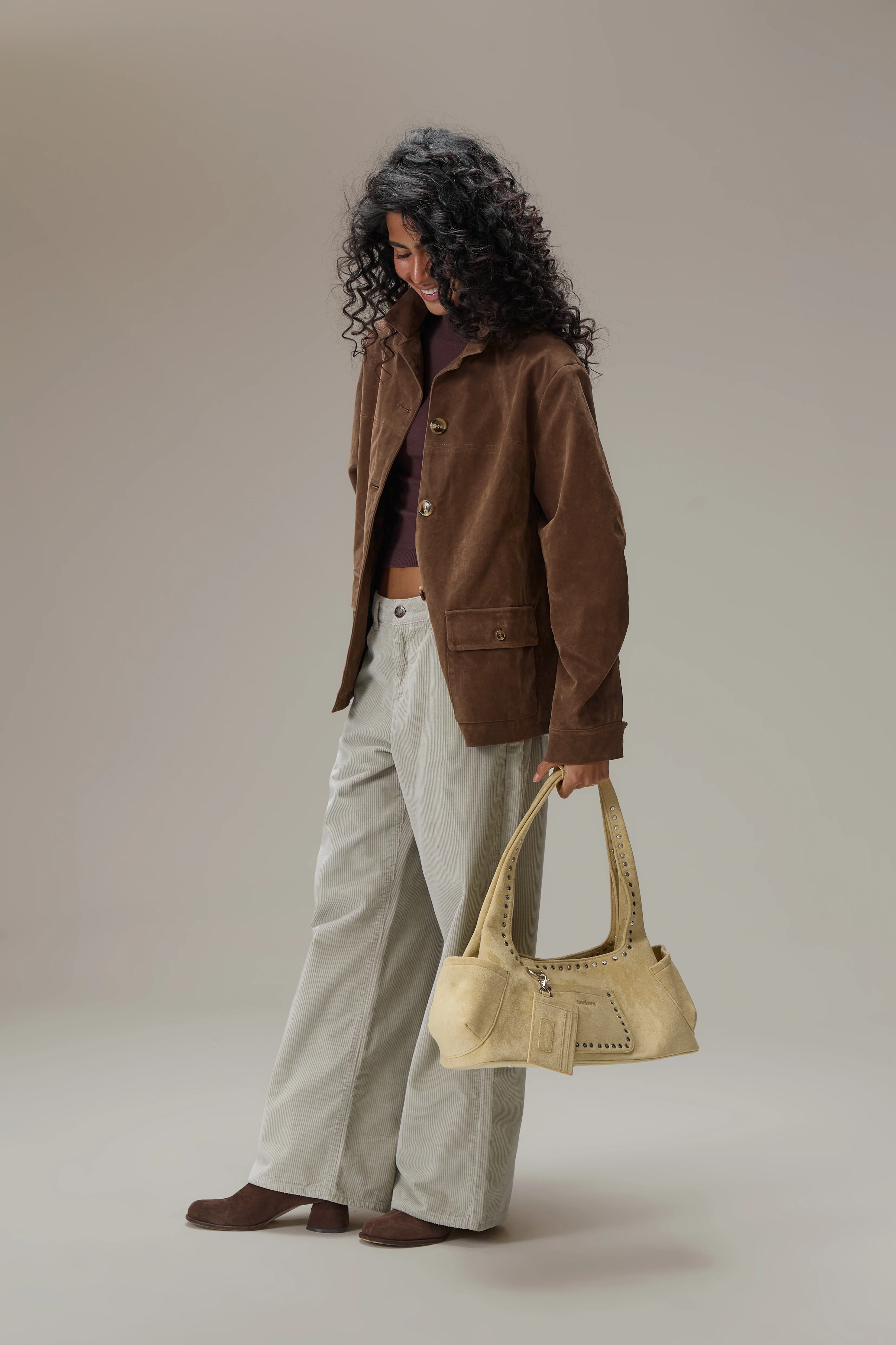 Jackson Faux Suede Blazer - Image 7