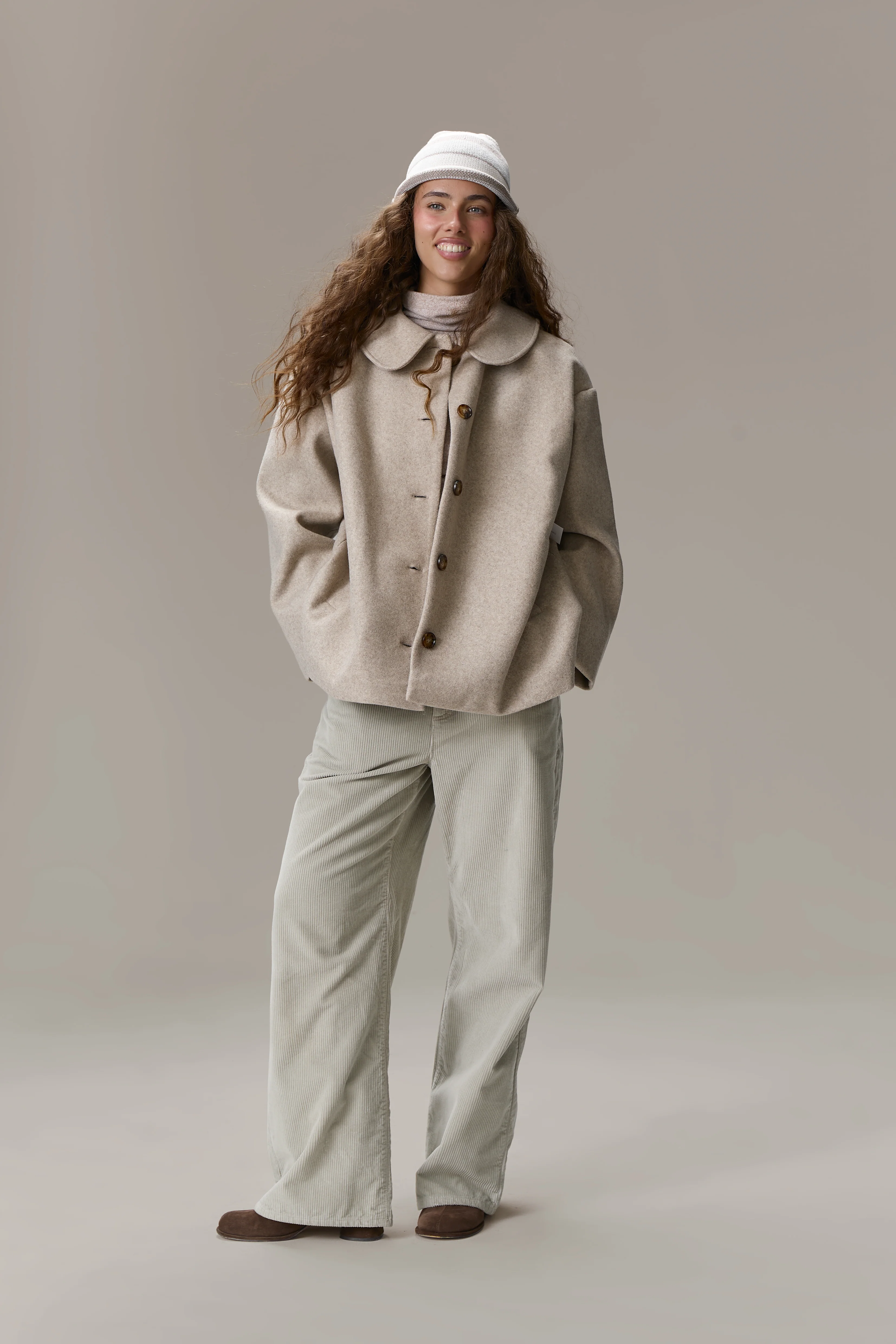 Matilda Collared Coat Jacket - Image 5