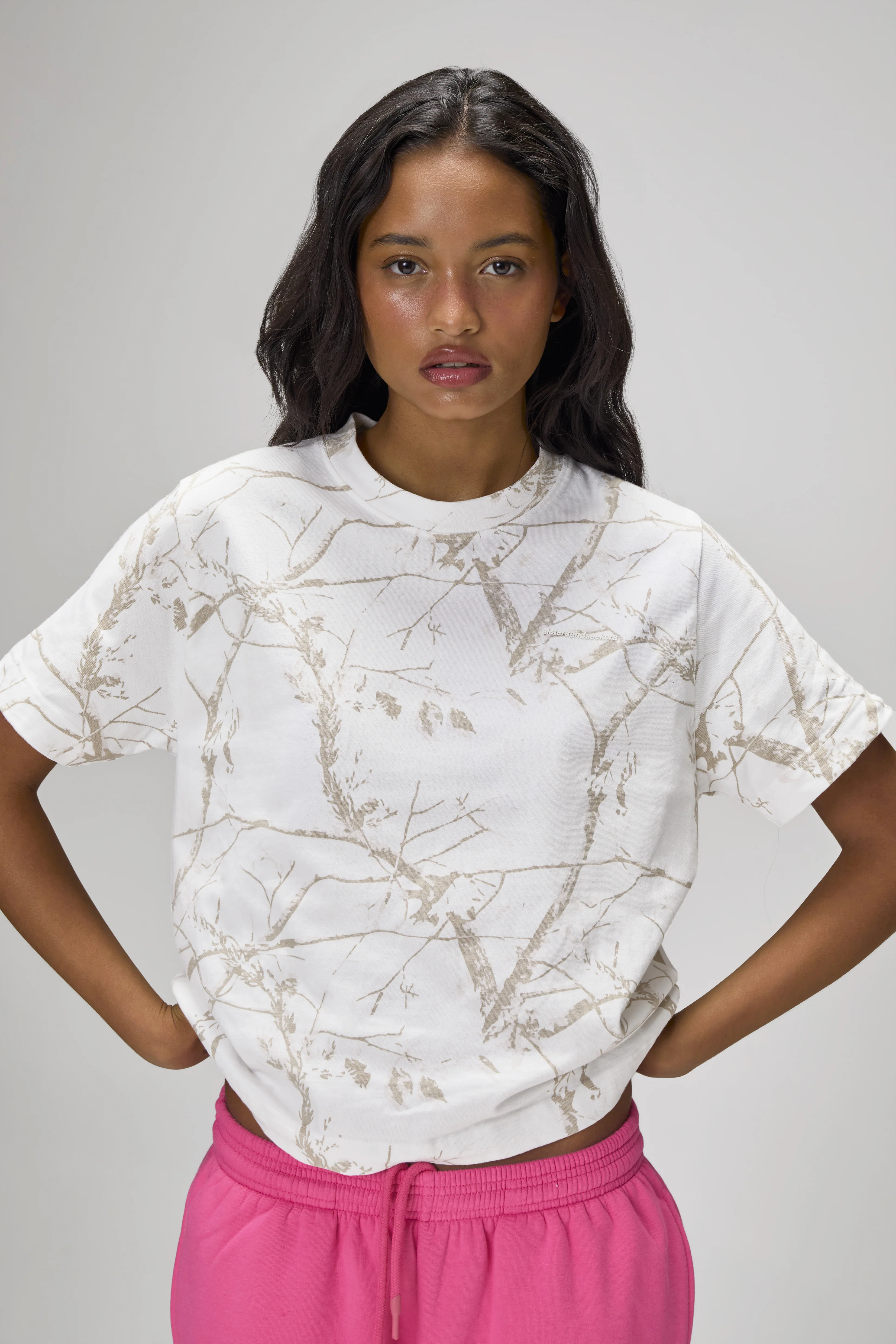 Ranch Shrunken Tee in Milk - Image 3