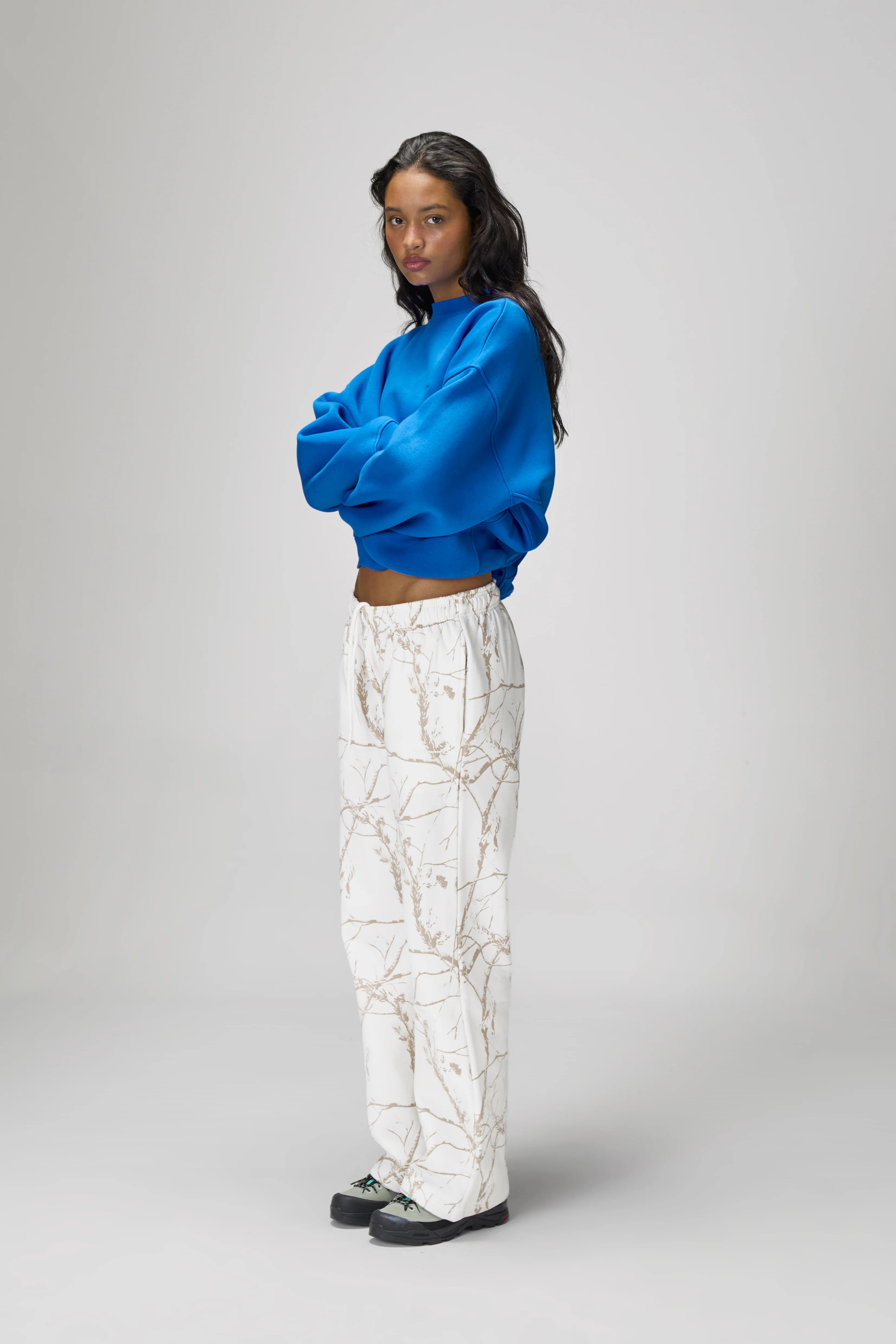 Ranch Wide Leg Sweatpants in Milk - Image 3