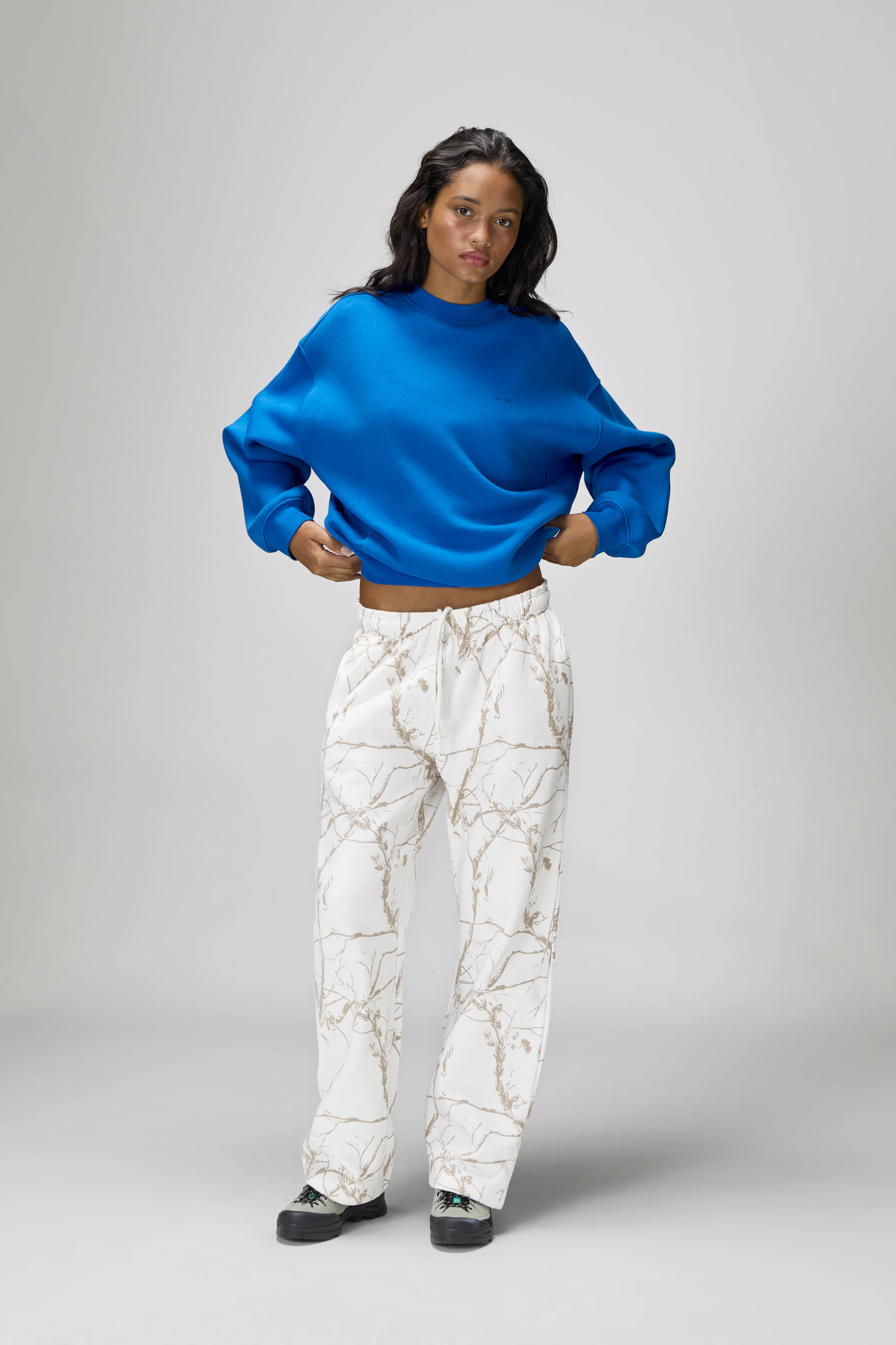 Ranch Wide Leg Sweatpants in Milk - Image 4