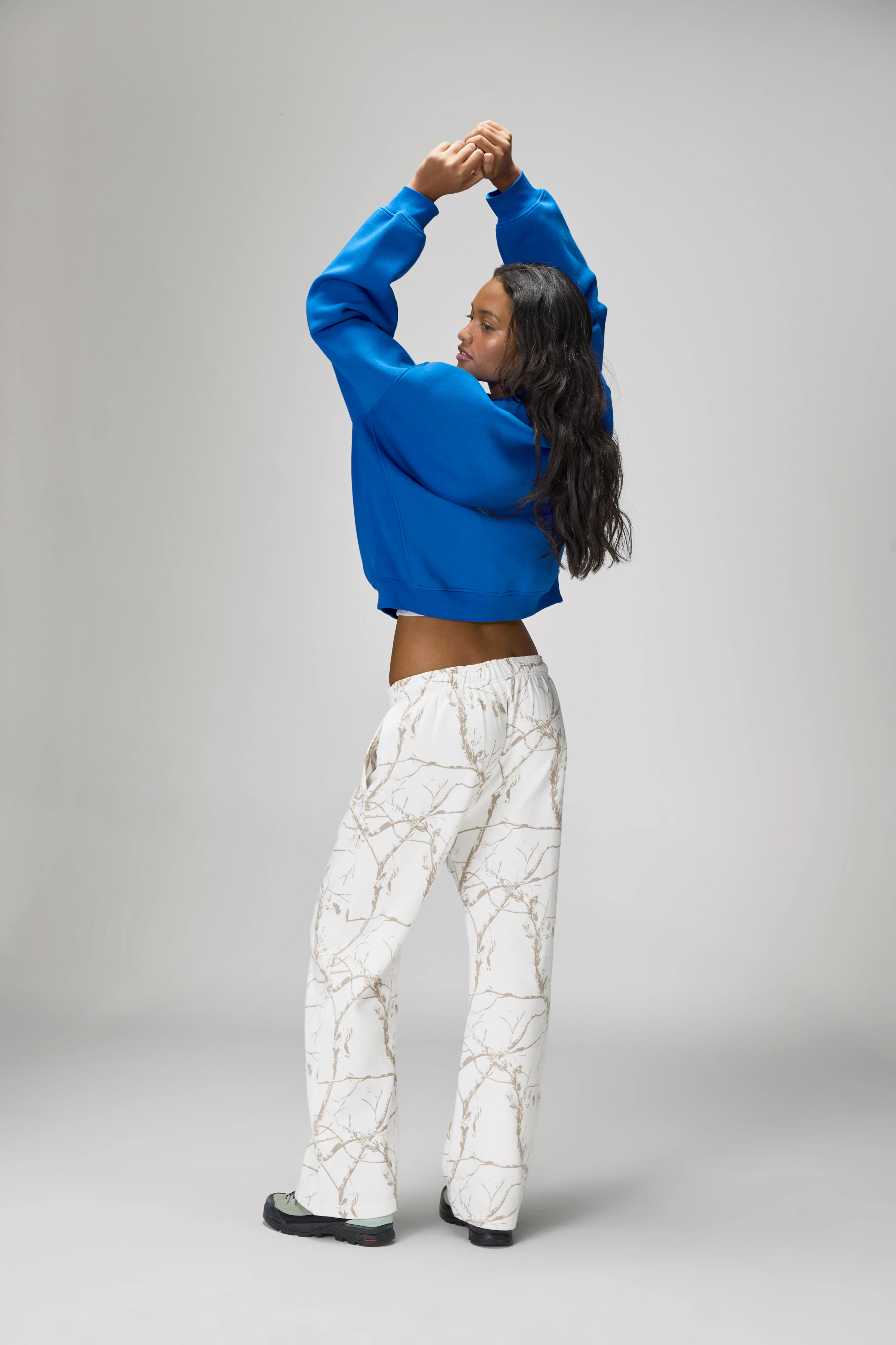 Ranch Wide Leg Sweatpants in Milk - Image 5