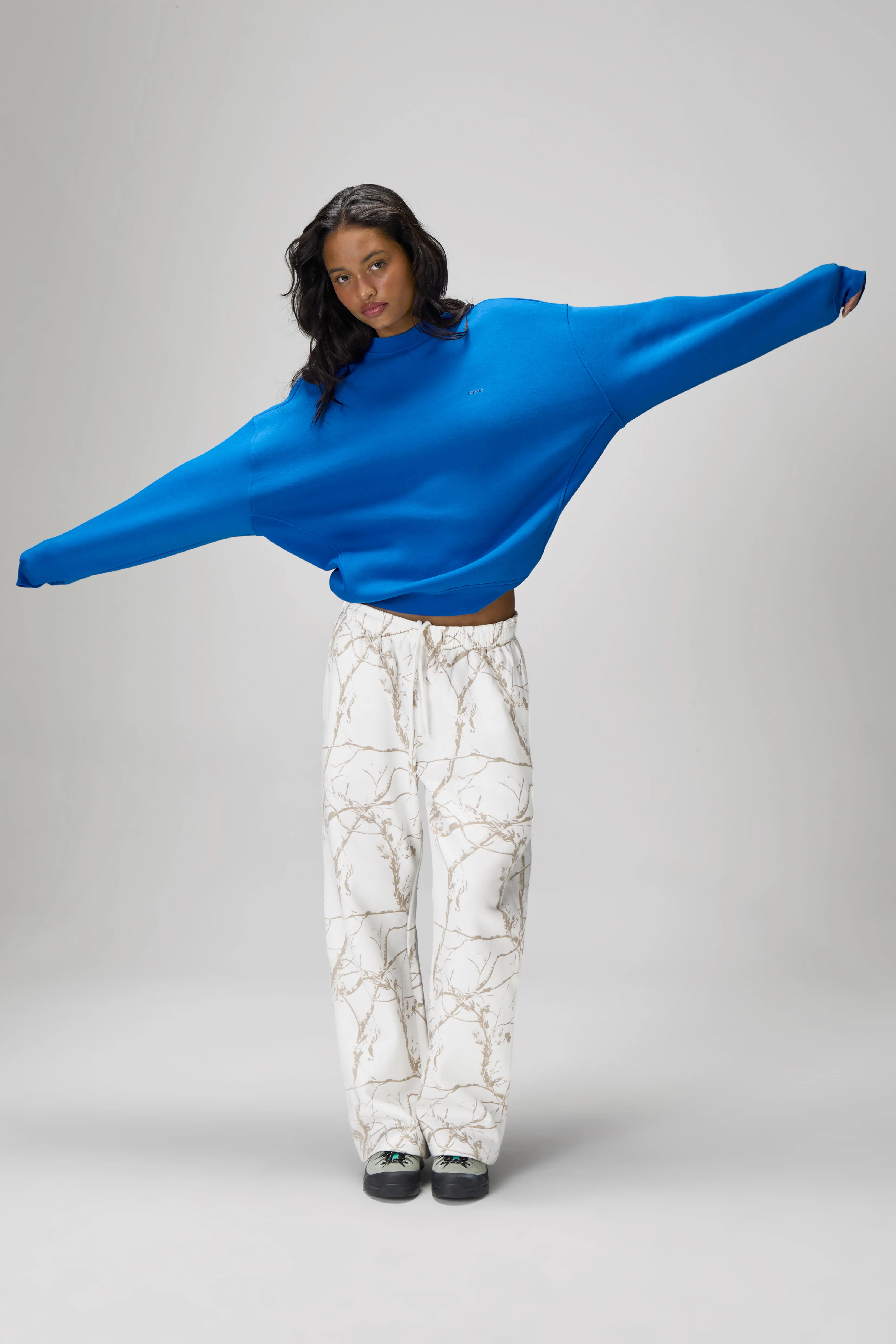 Ranch Wide Leg Sweatpants in Milk - Image 6