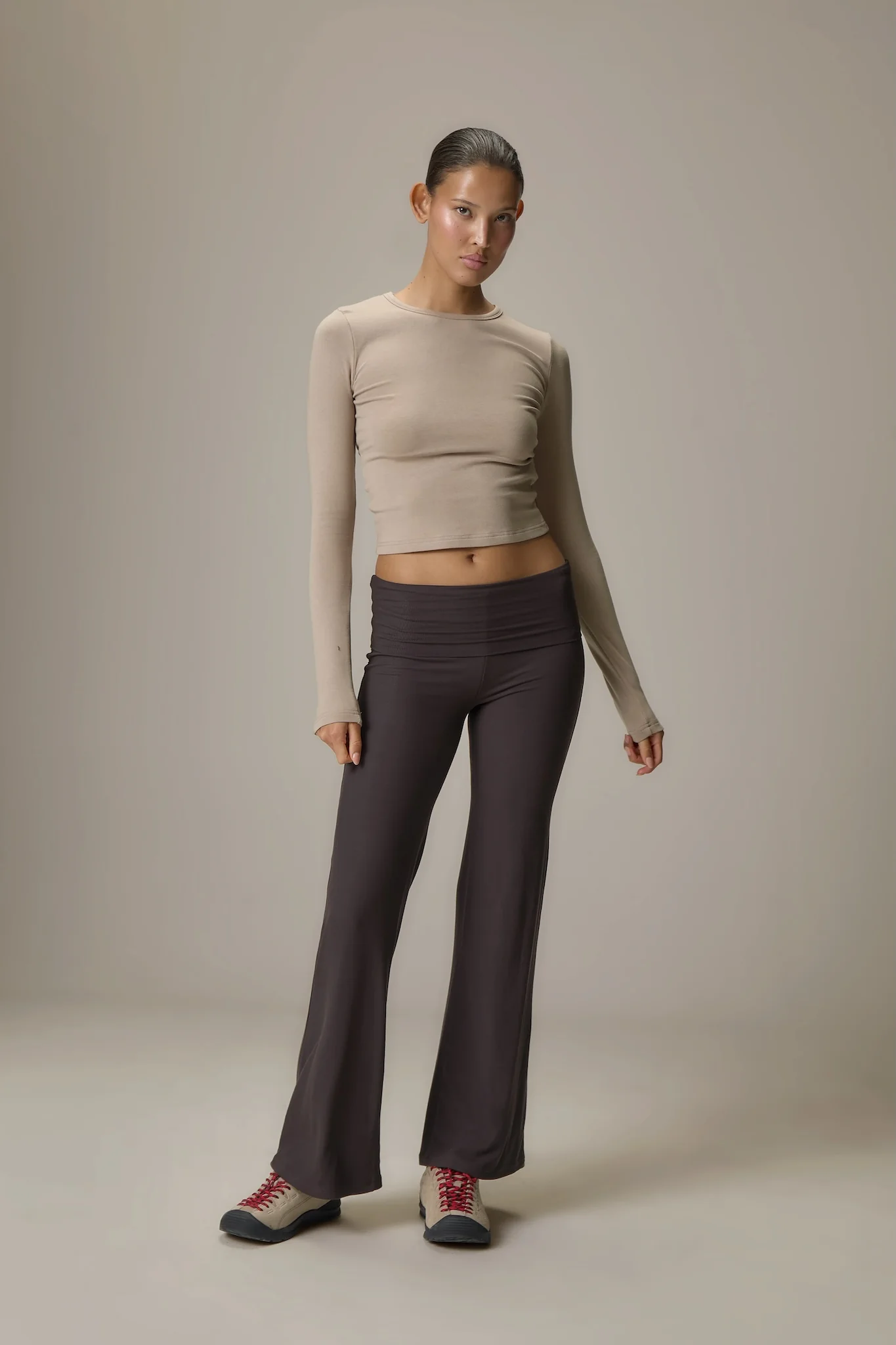 Seekers Base Long Sleeve in Beige - Image 4