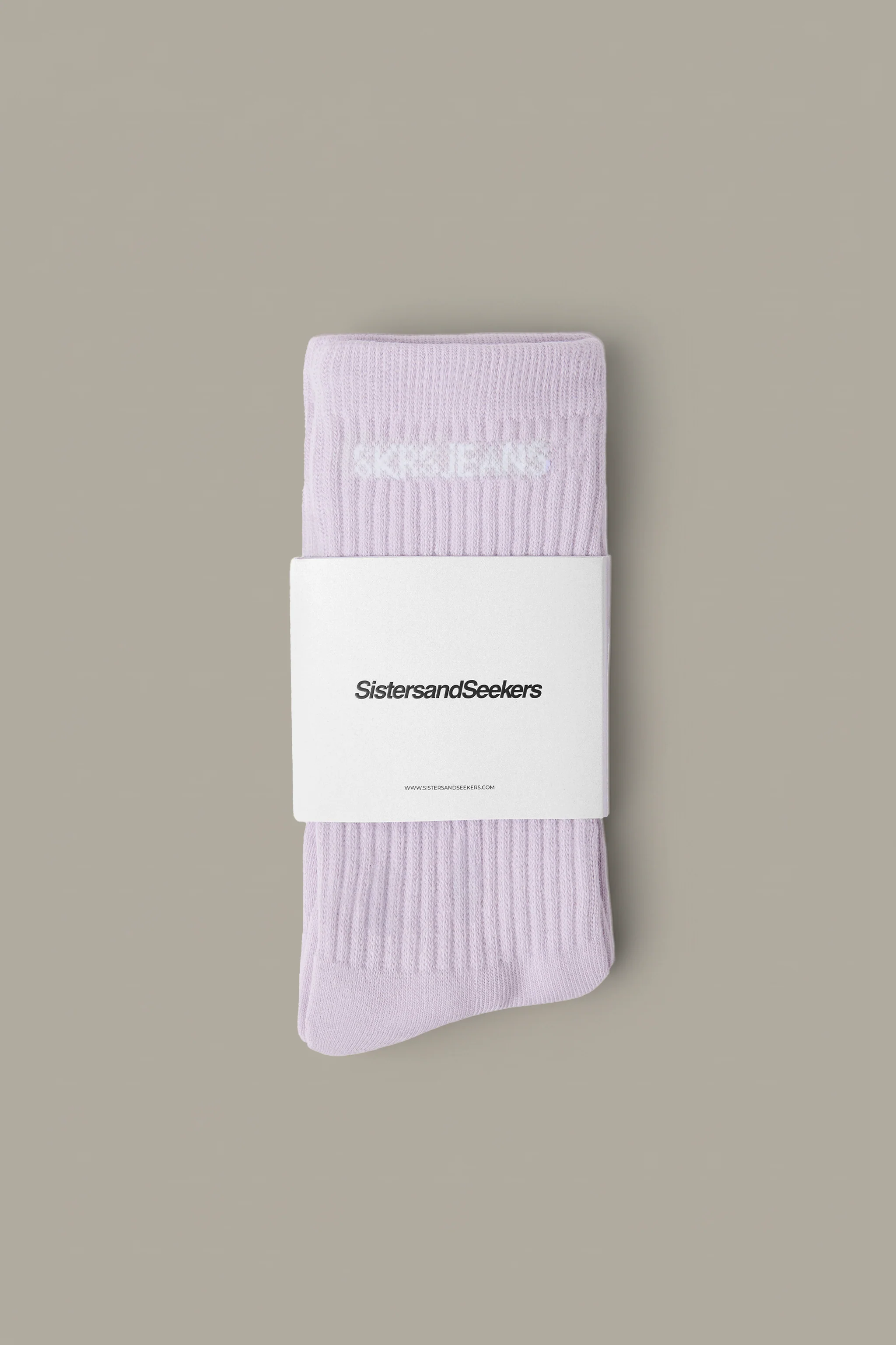 SKRS Classic Crew Socks in Lilac
