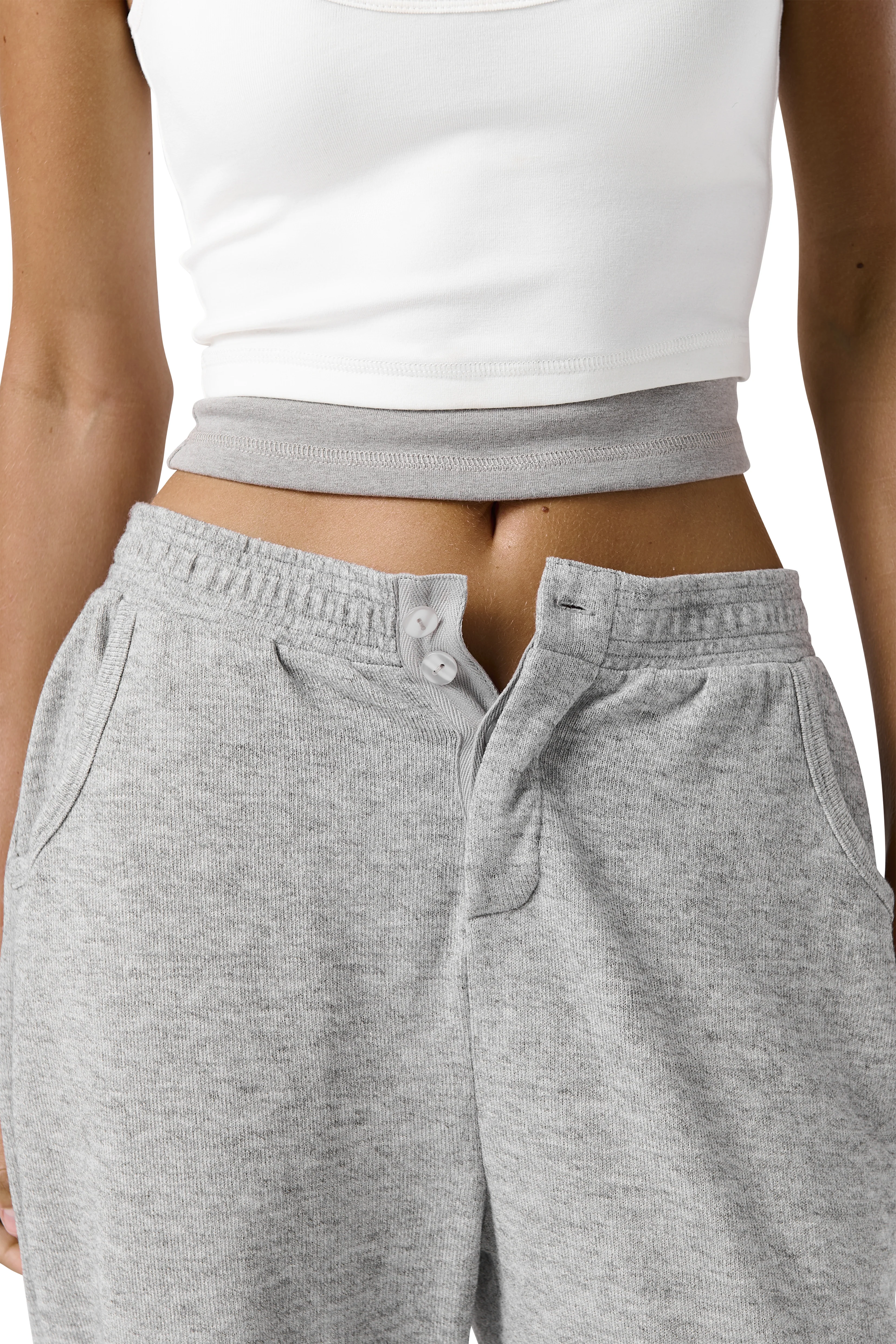 Slacks Soft Trouser in Light Grey - Image 6