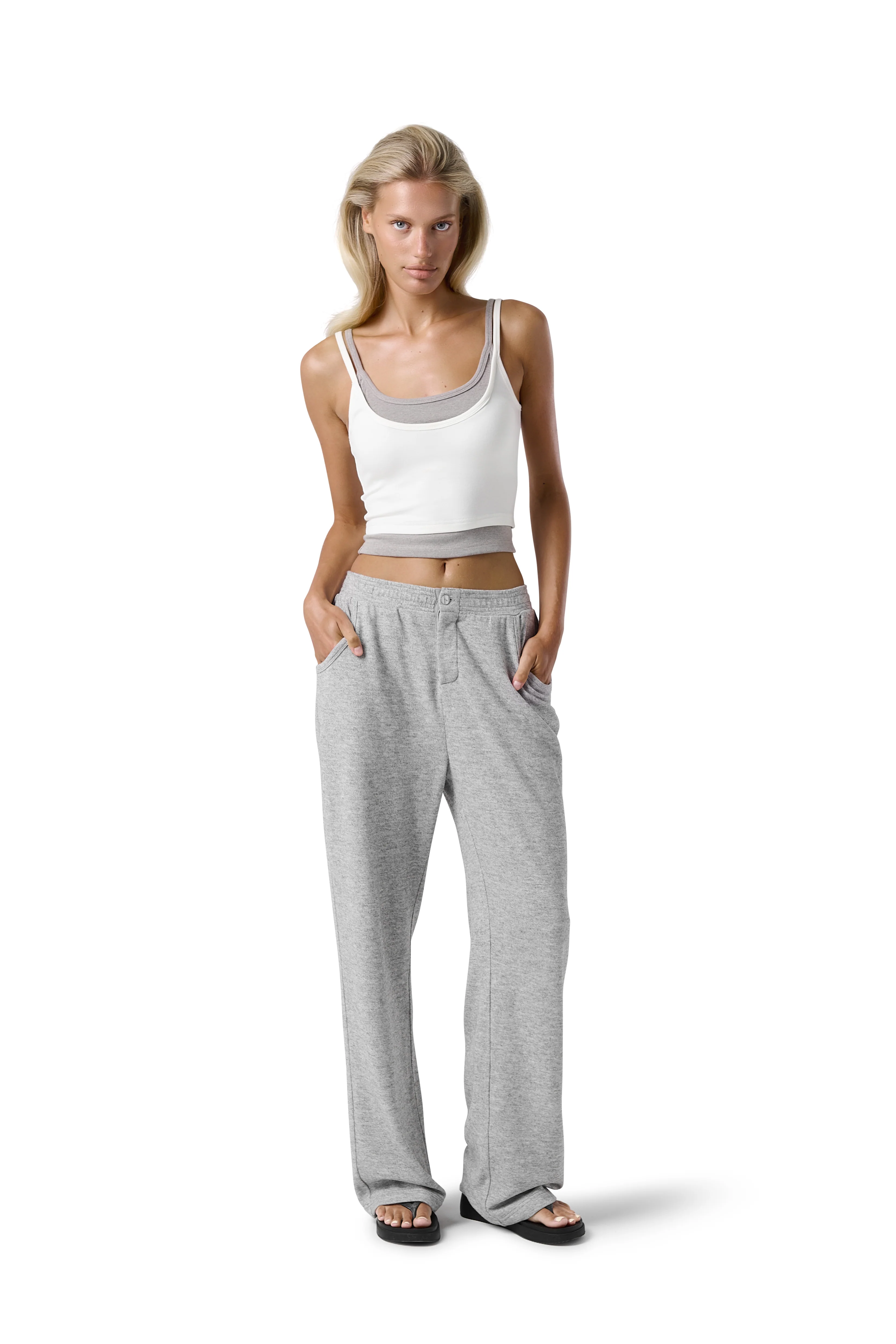 Slacks Soft Trouser in Light Grey - Image 8