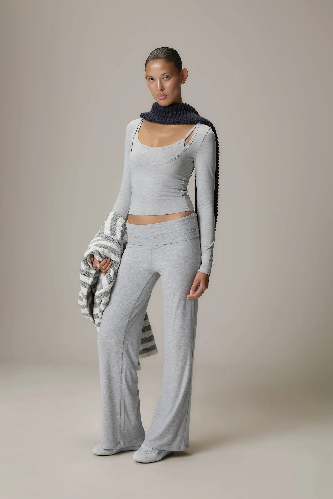 Stack Layered Long Sleeve Top - Image 3