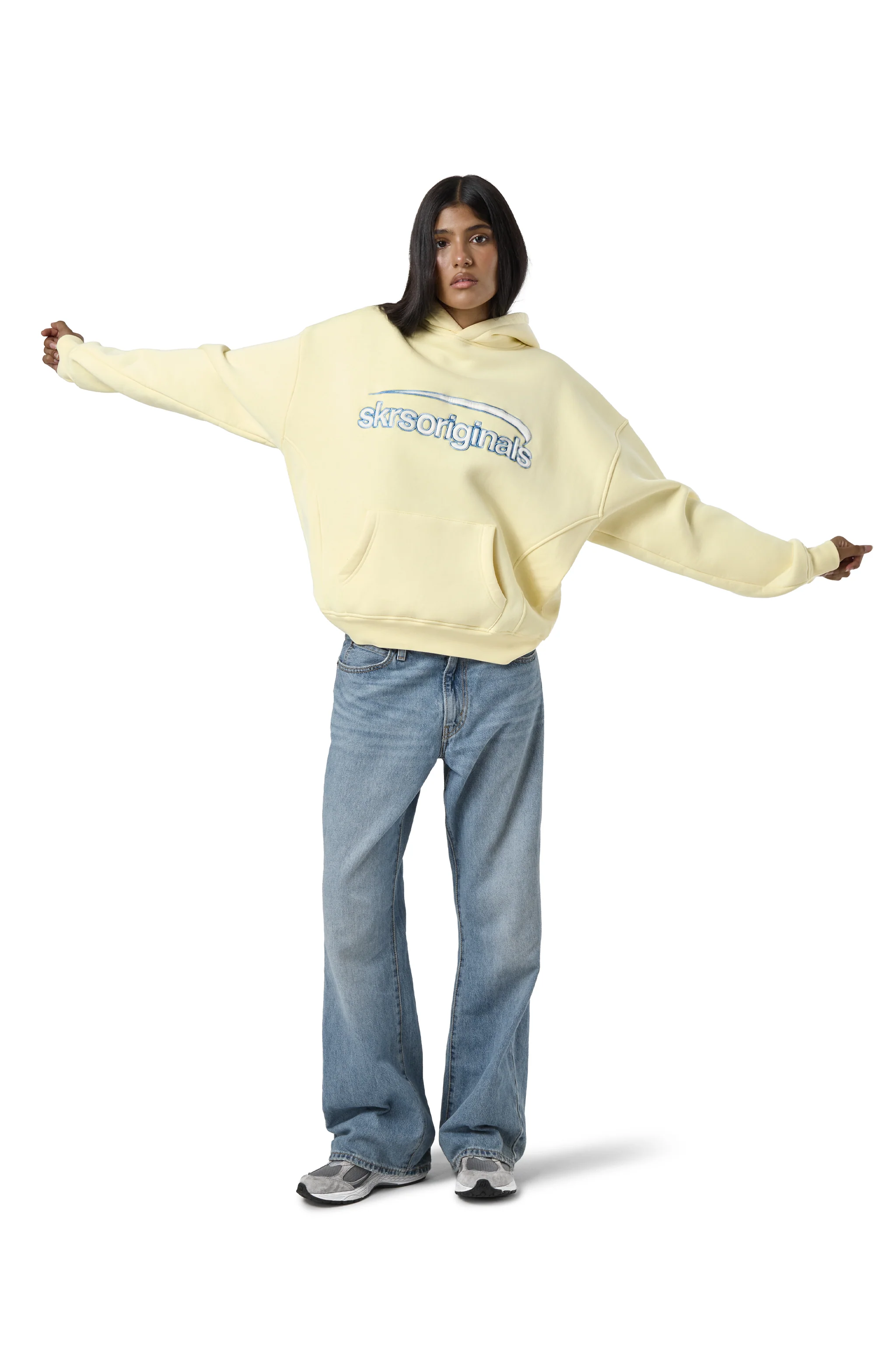 Staten Logo Hoodie in Butter Yellow - Image 5