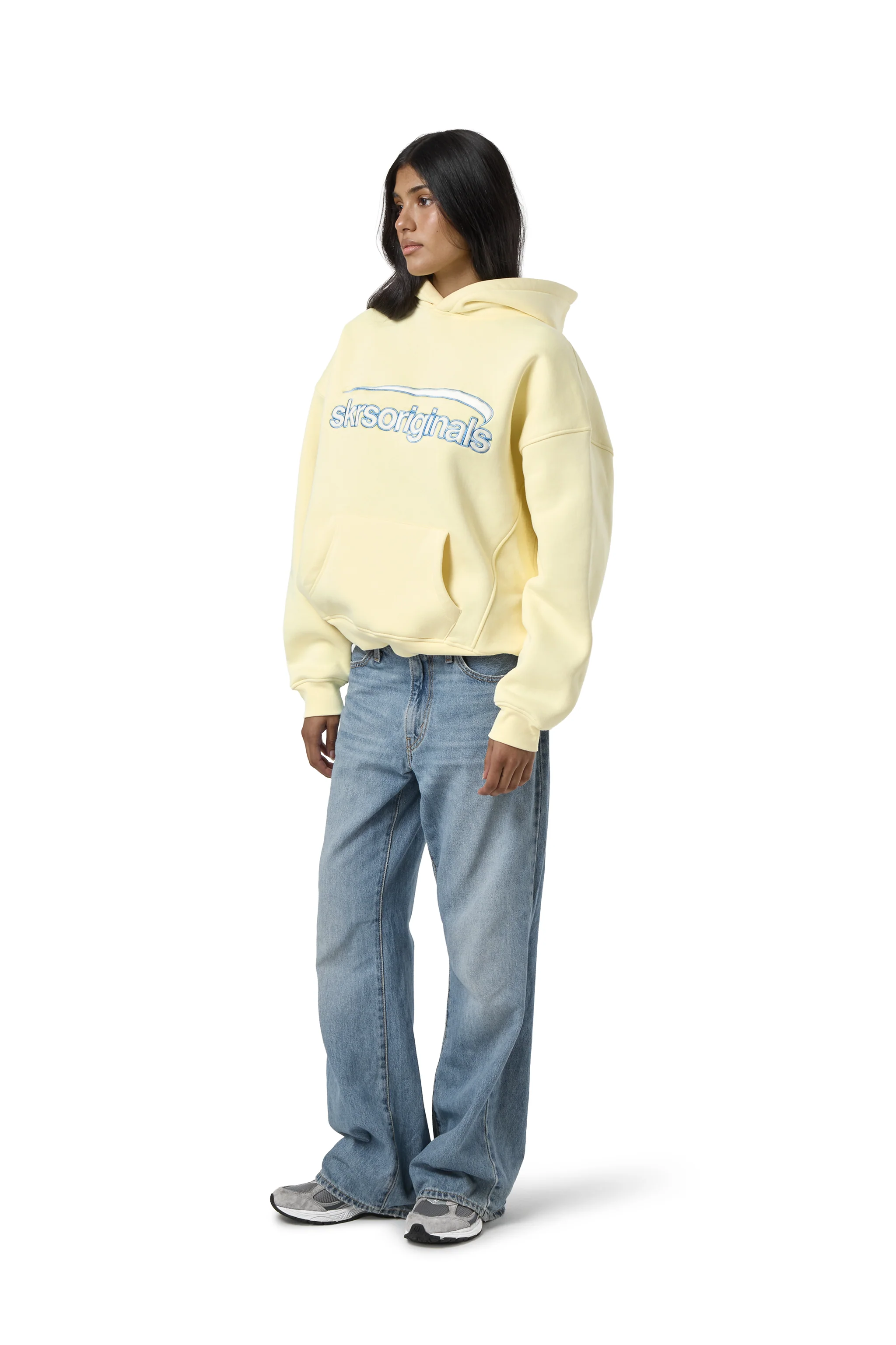 Staten Logo Hoodie in Butter Yellow - Image 7