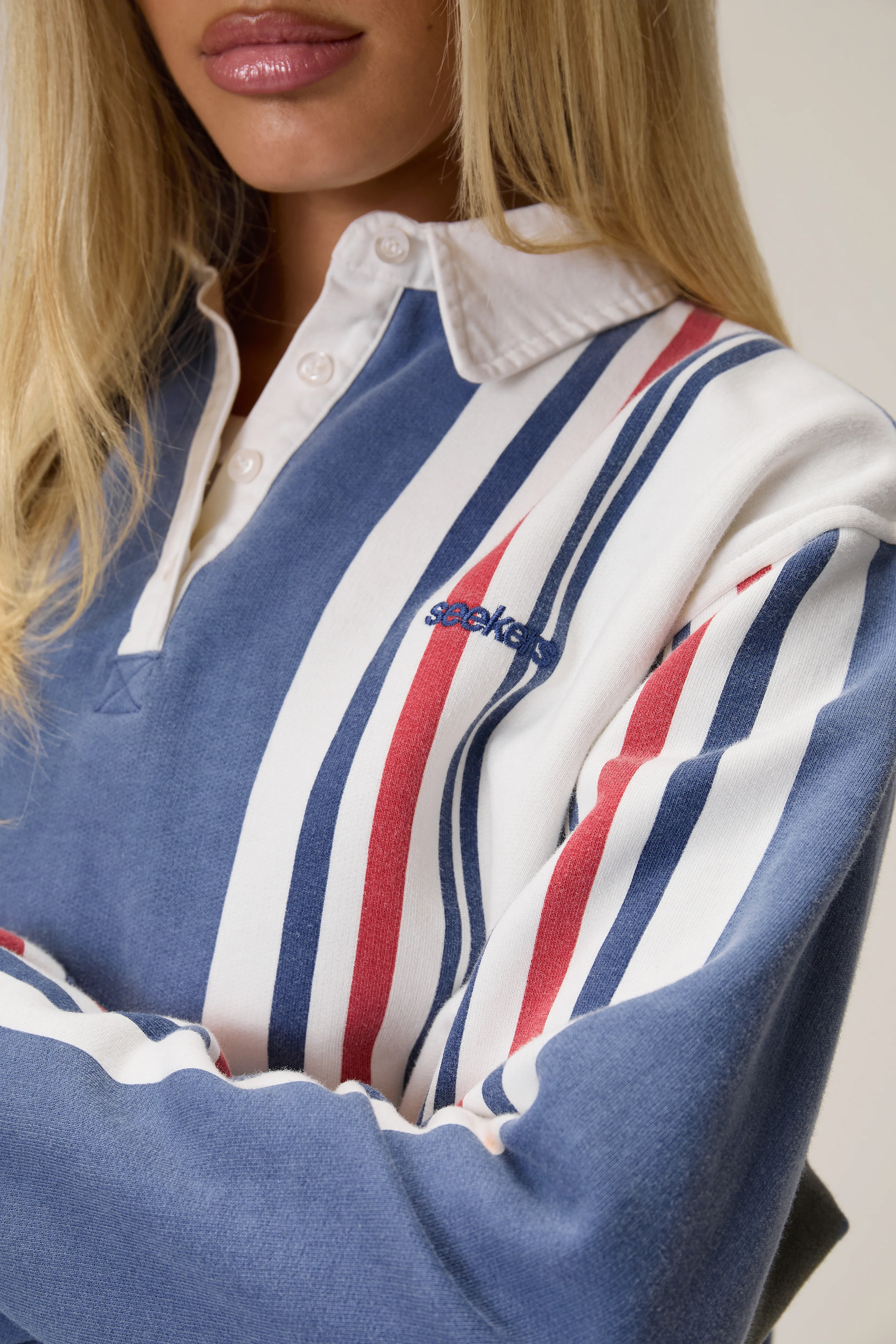Tommy Vintage Stripe Rugby Top - Image 3