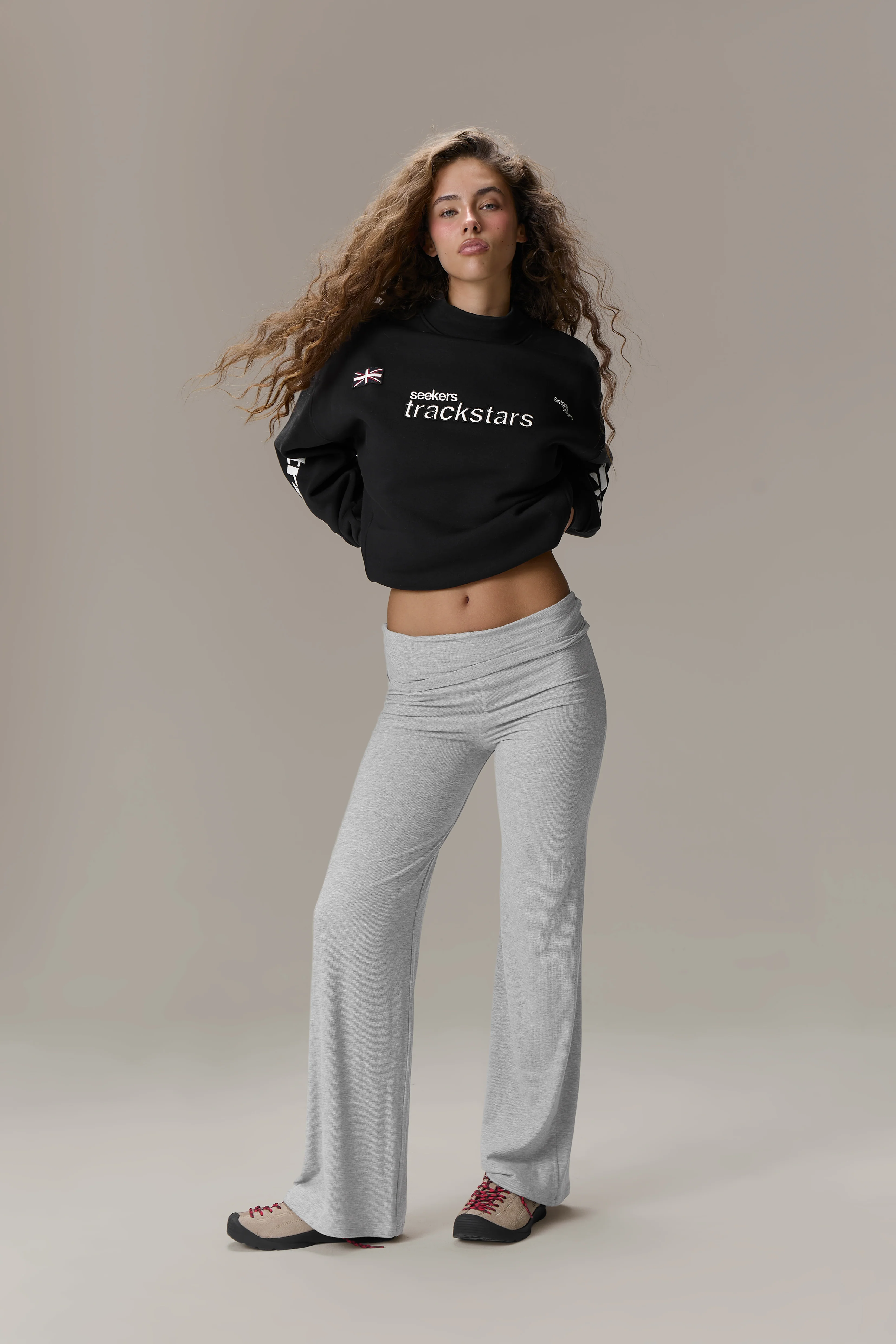Trackstars Sweatshirt in Black - Image 3