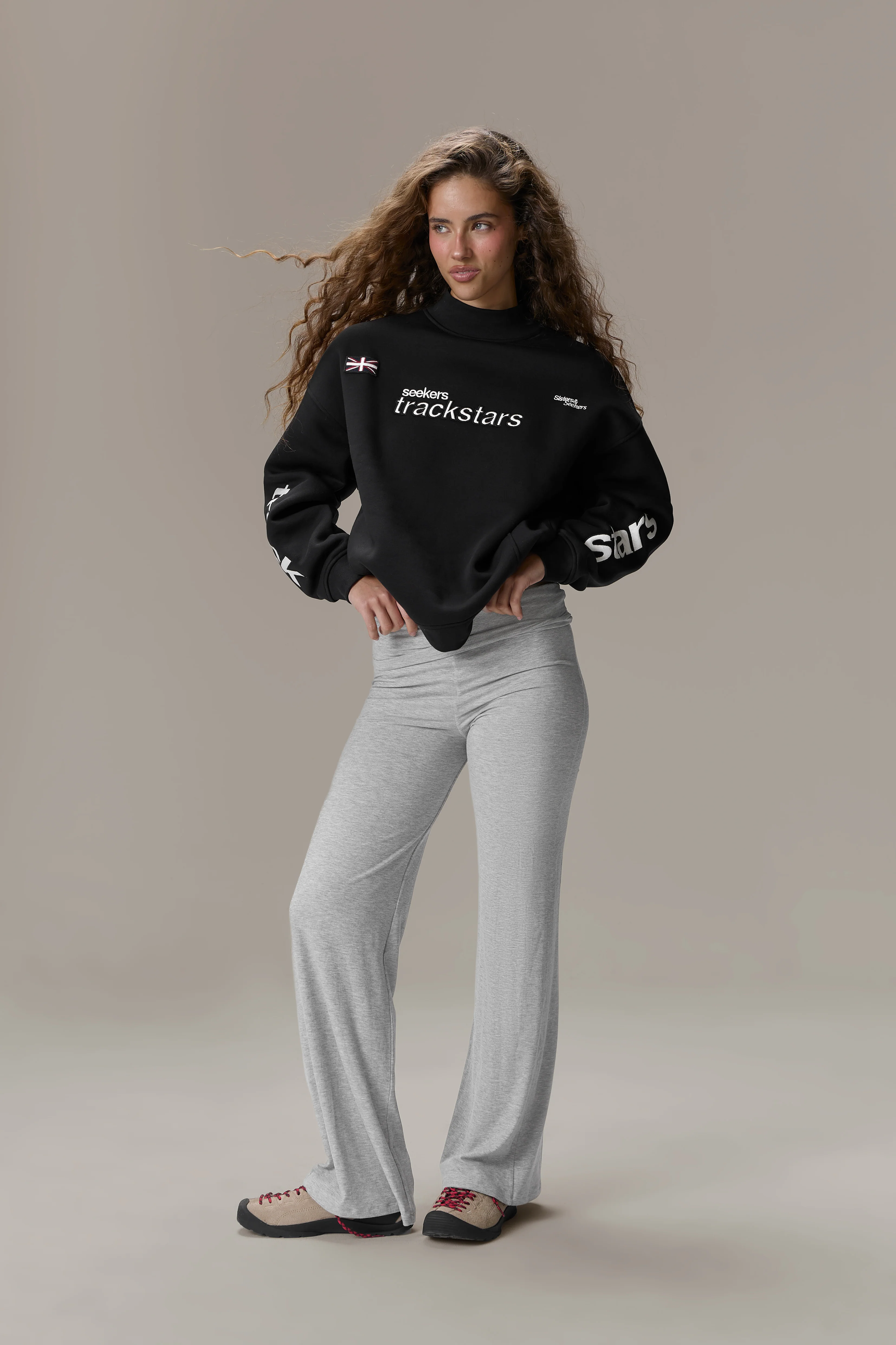 Trackstars Sweatshirt in Black - Image 4