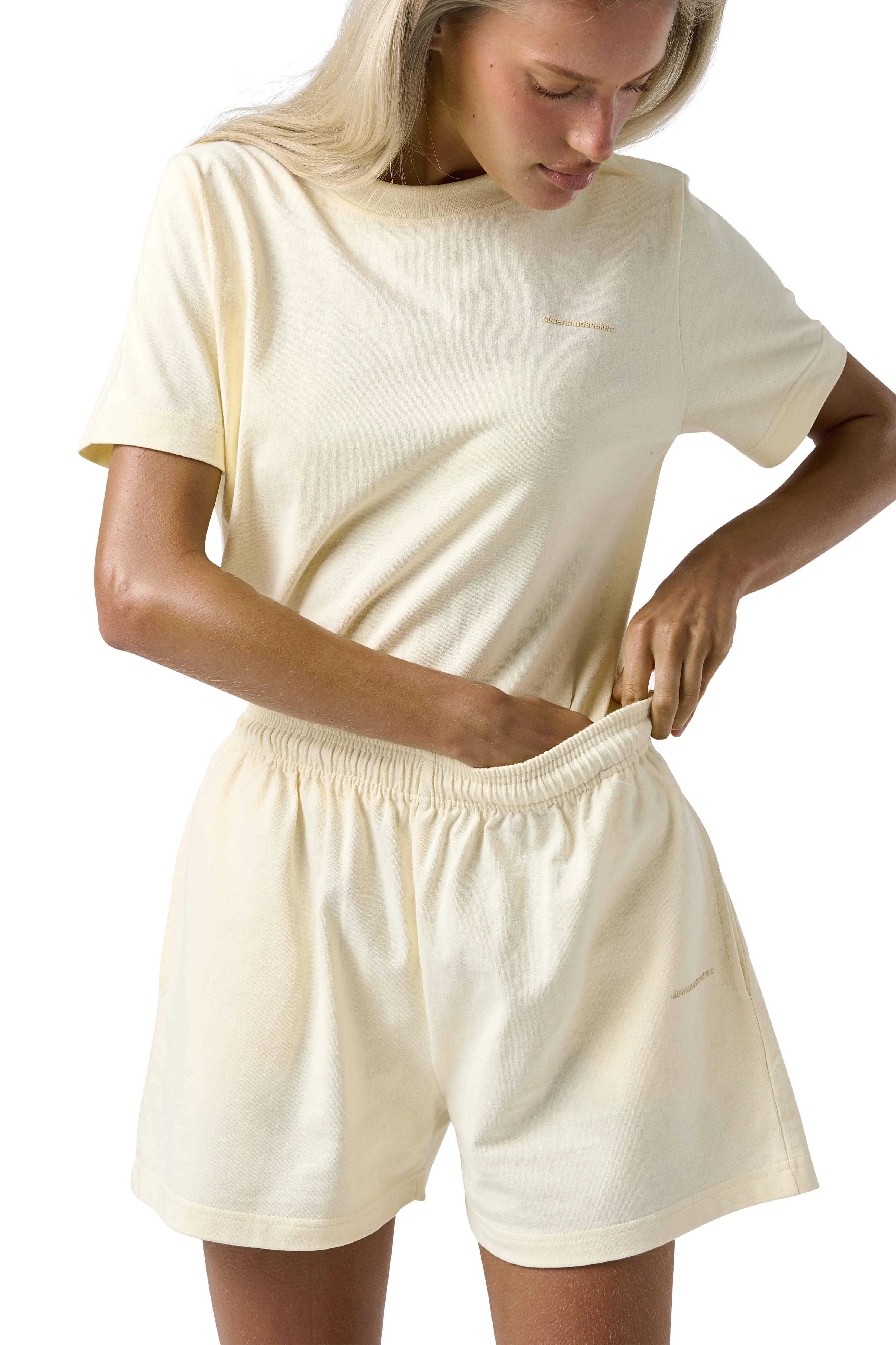Trademark Lite Shorts in Butter Yellow - Image 7