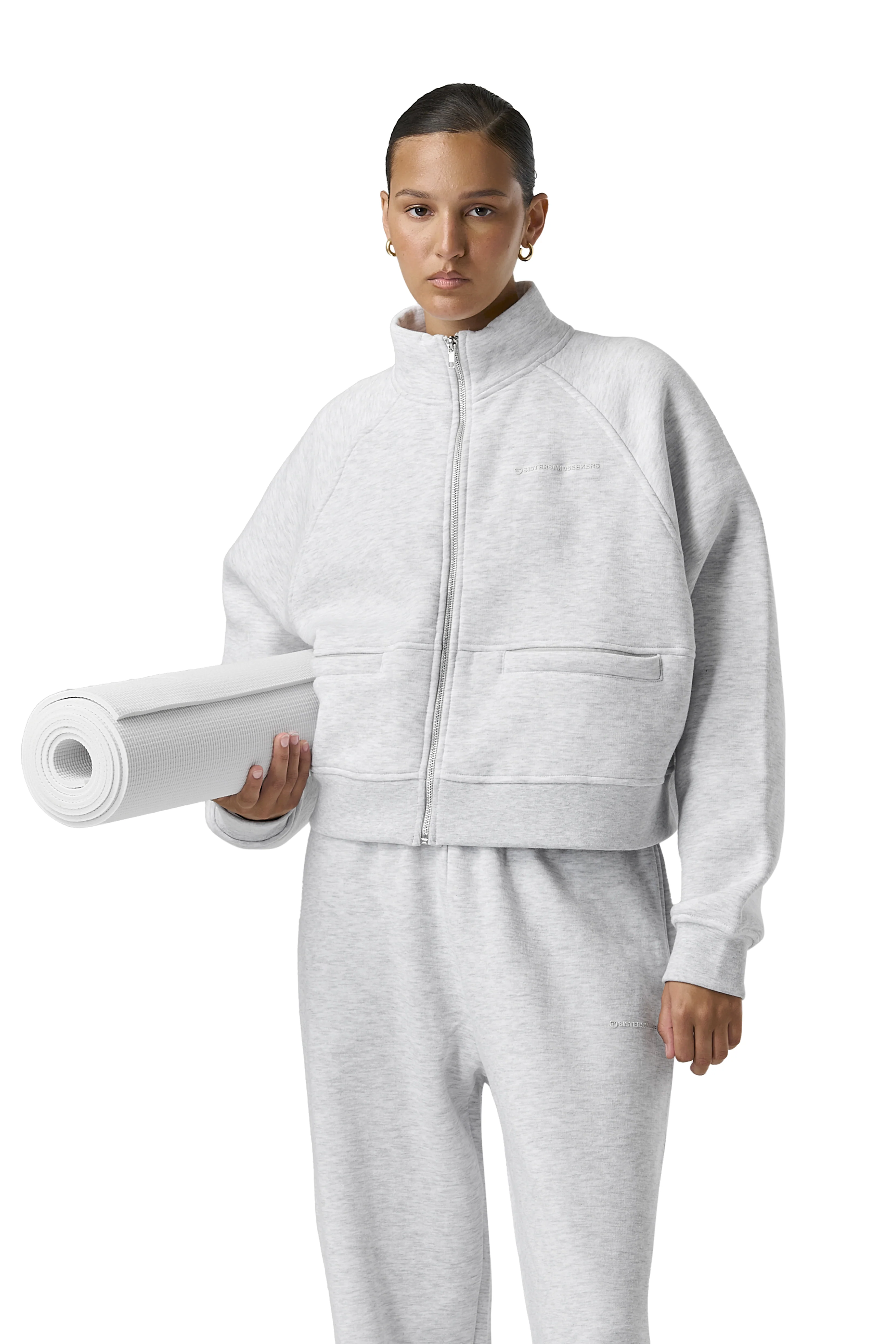 Trademark Multiway Zip Up in Passive - Image 6