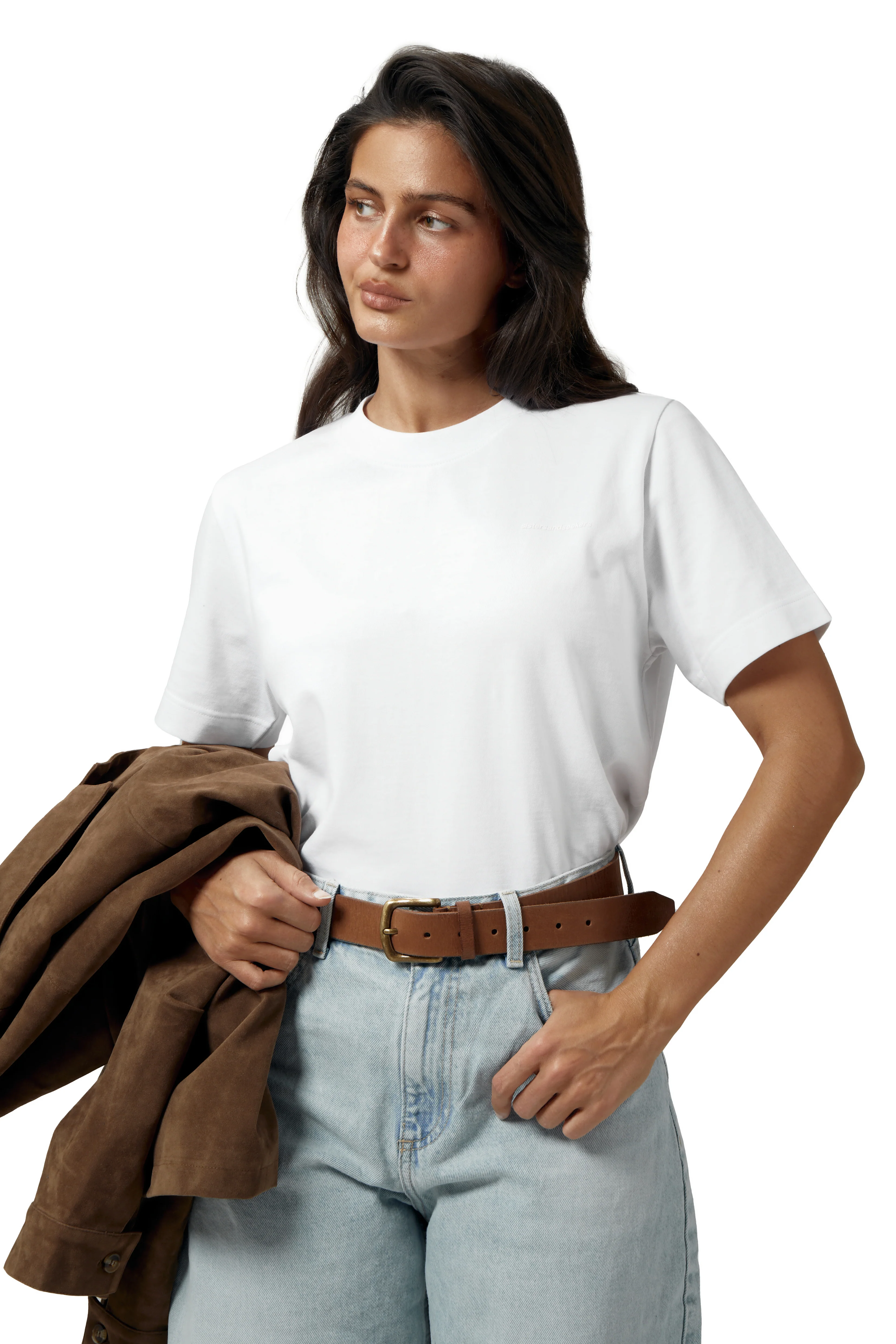 Trademark Shrunken Tee in White - Image 3