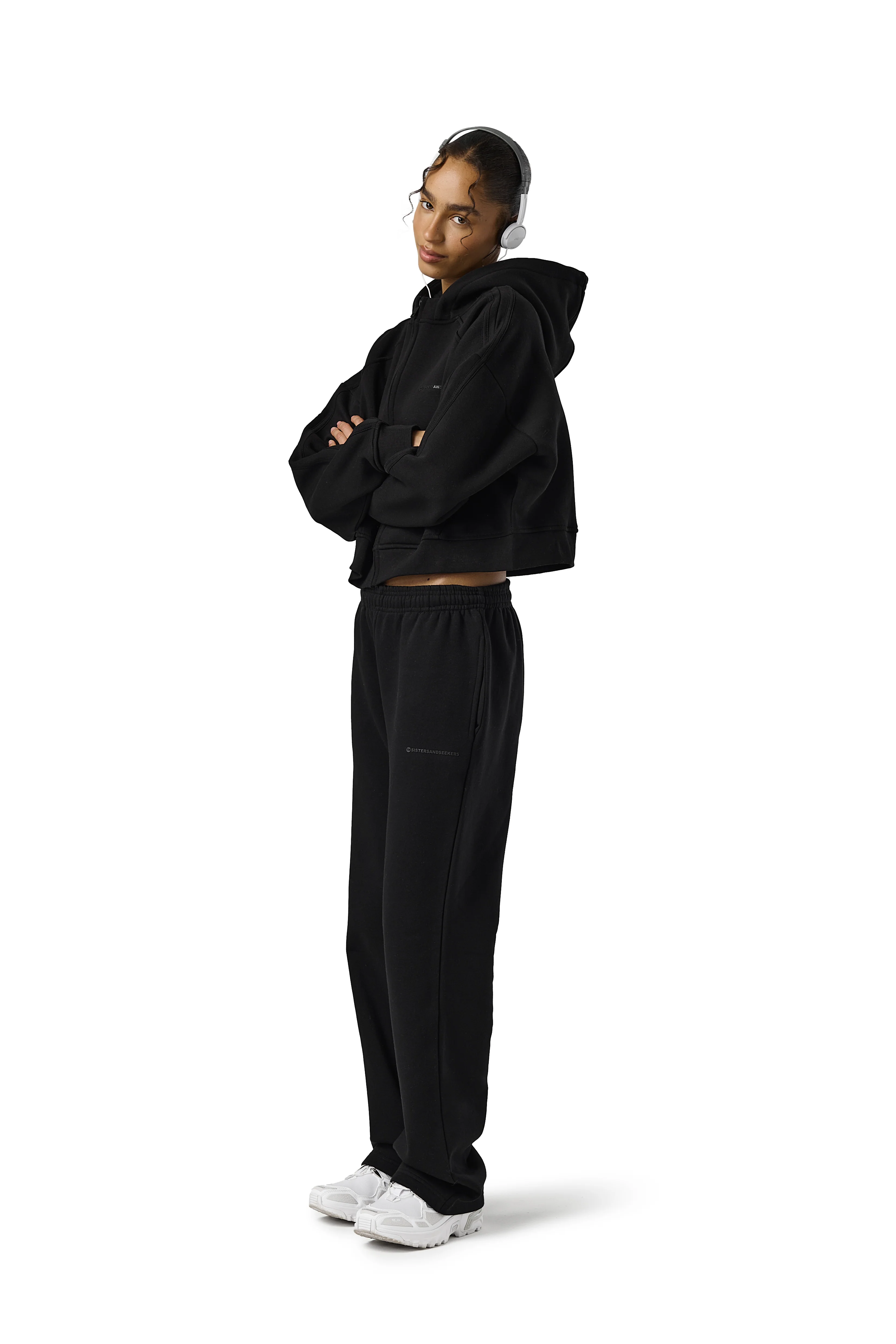 Trademark Wide Leg Sweatpants in Road - Image 7