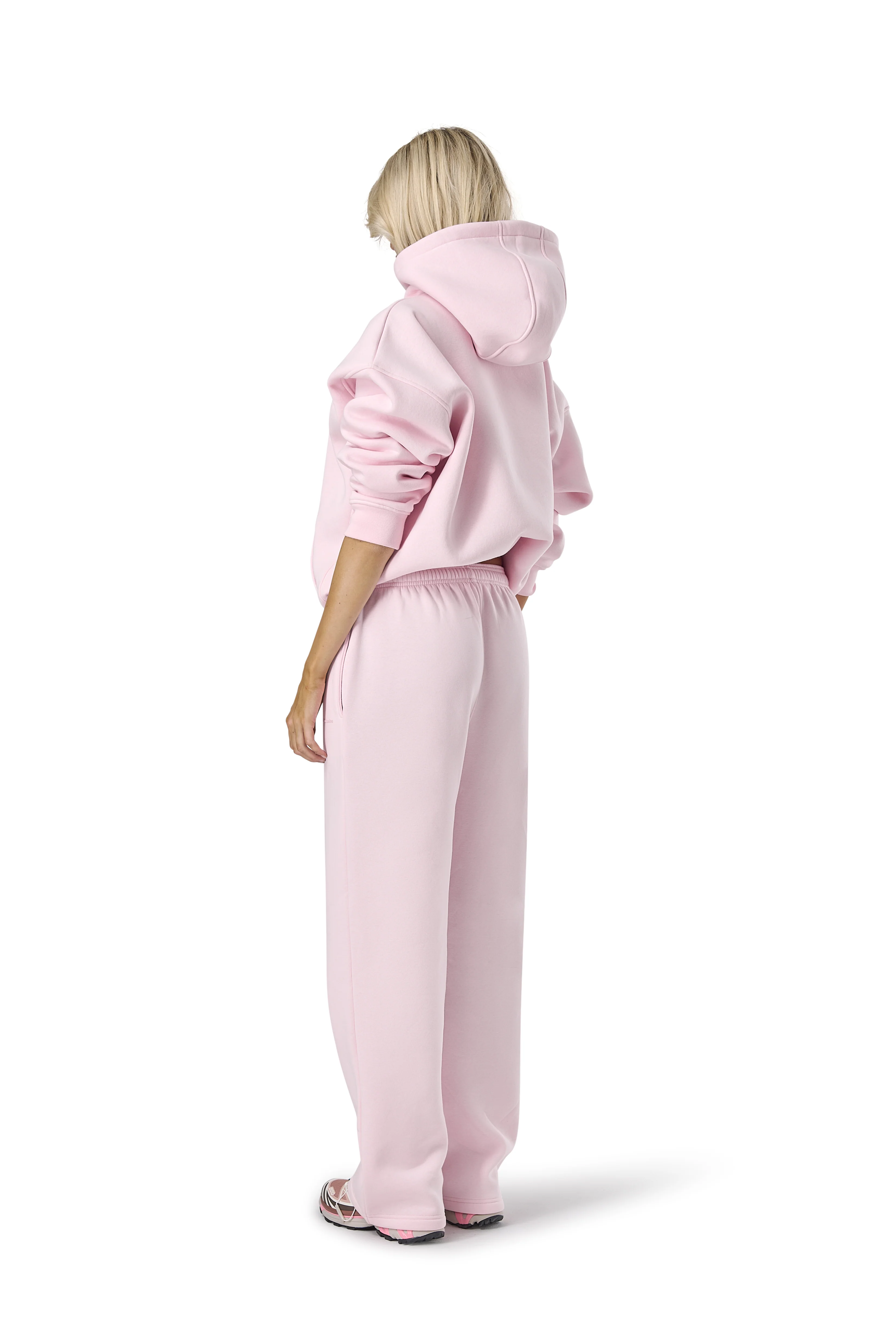 Trademark Wide Leg Sweatpants in Bunny - Image 4