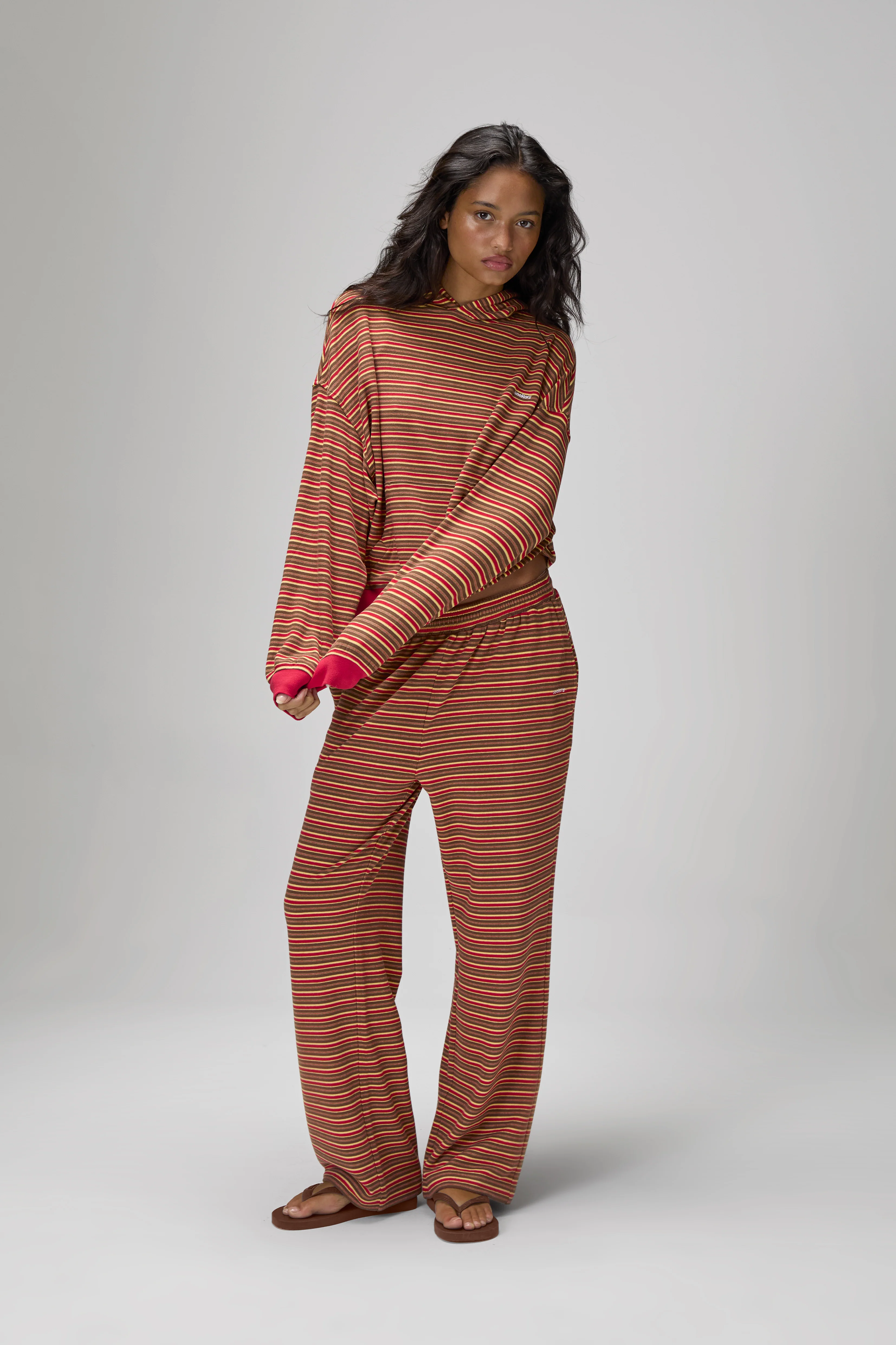 Walker Soft Shrunken Hoodie in Red - Image 3
