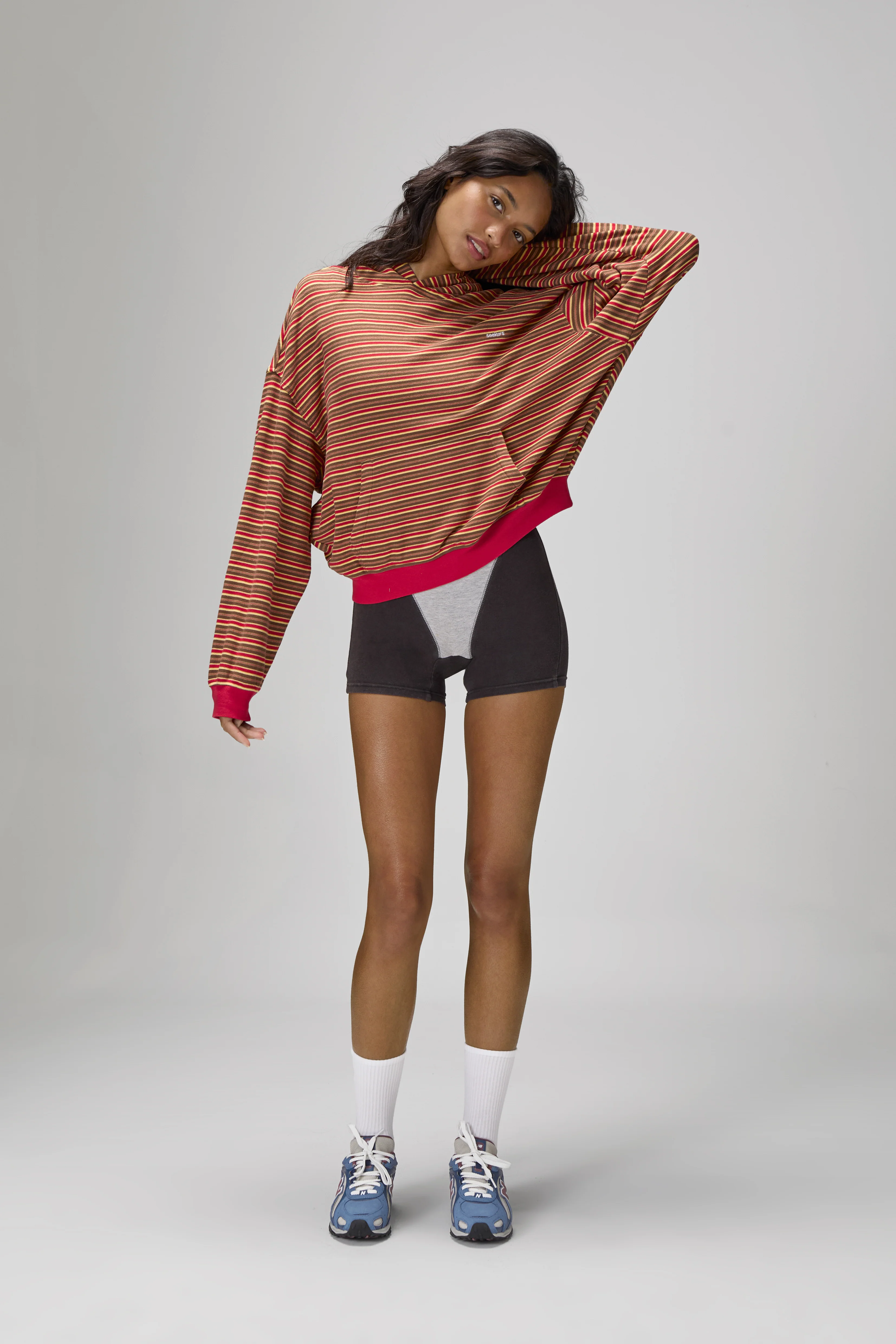 Walker Soft Shrunken Hoodie in Red - Image 7