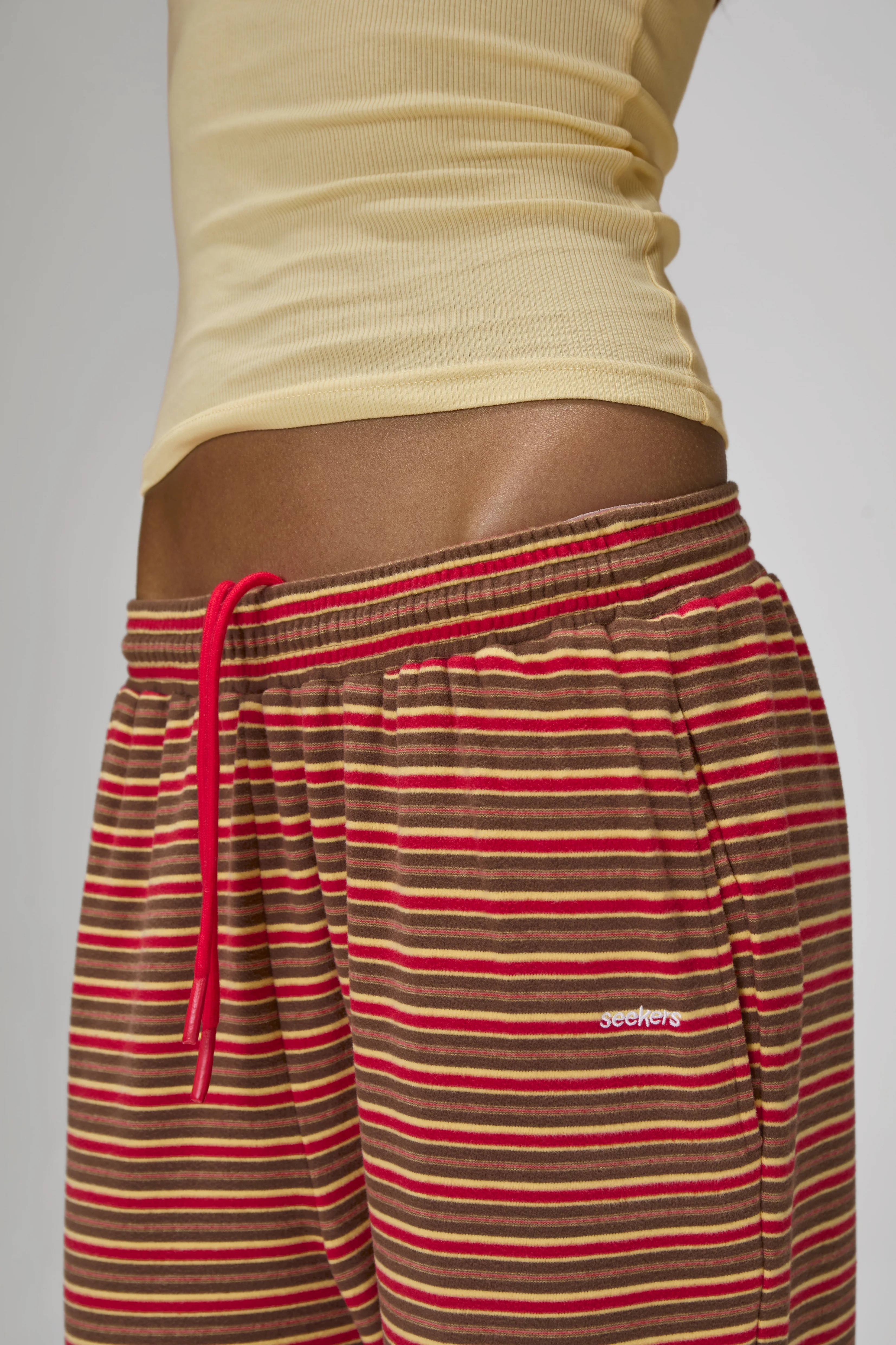 Walker Soft Wide Leg Pants in Red - Image 7