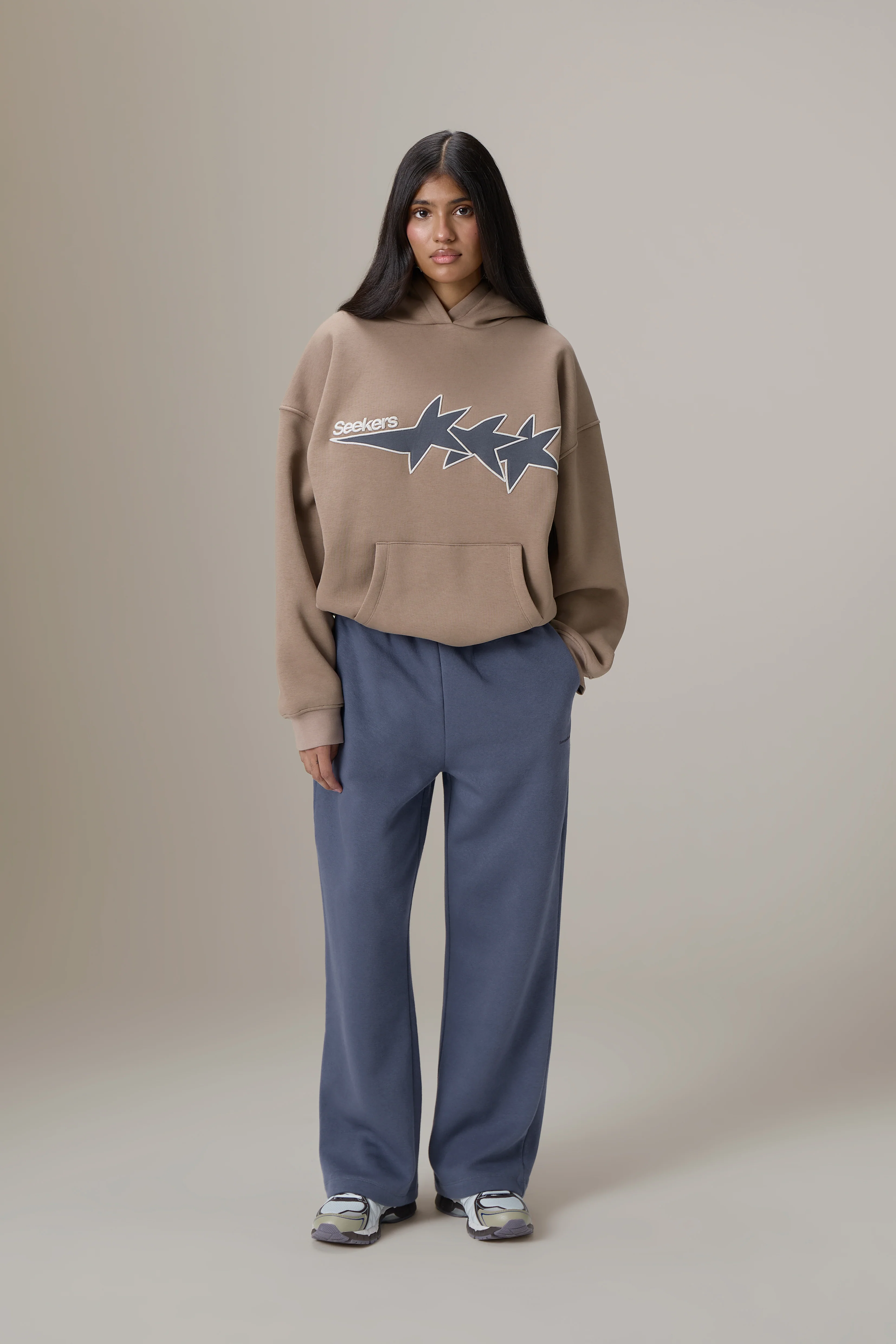 Seekers Stargirl Hoodie in Mid Brown - Image 5