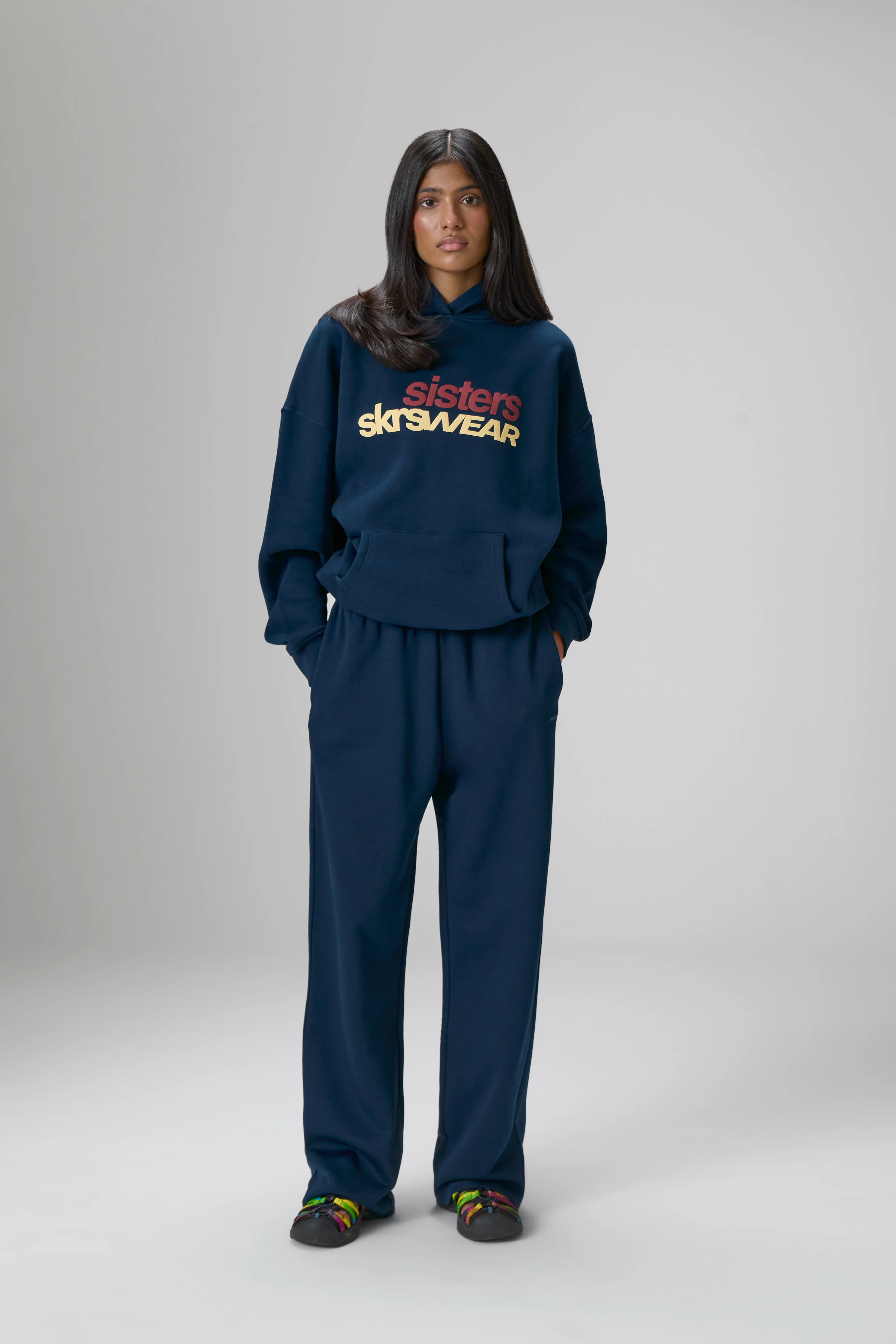 Waverley Skrswear Hoodie in Navy - Image 3