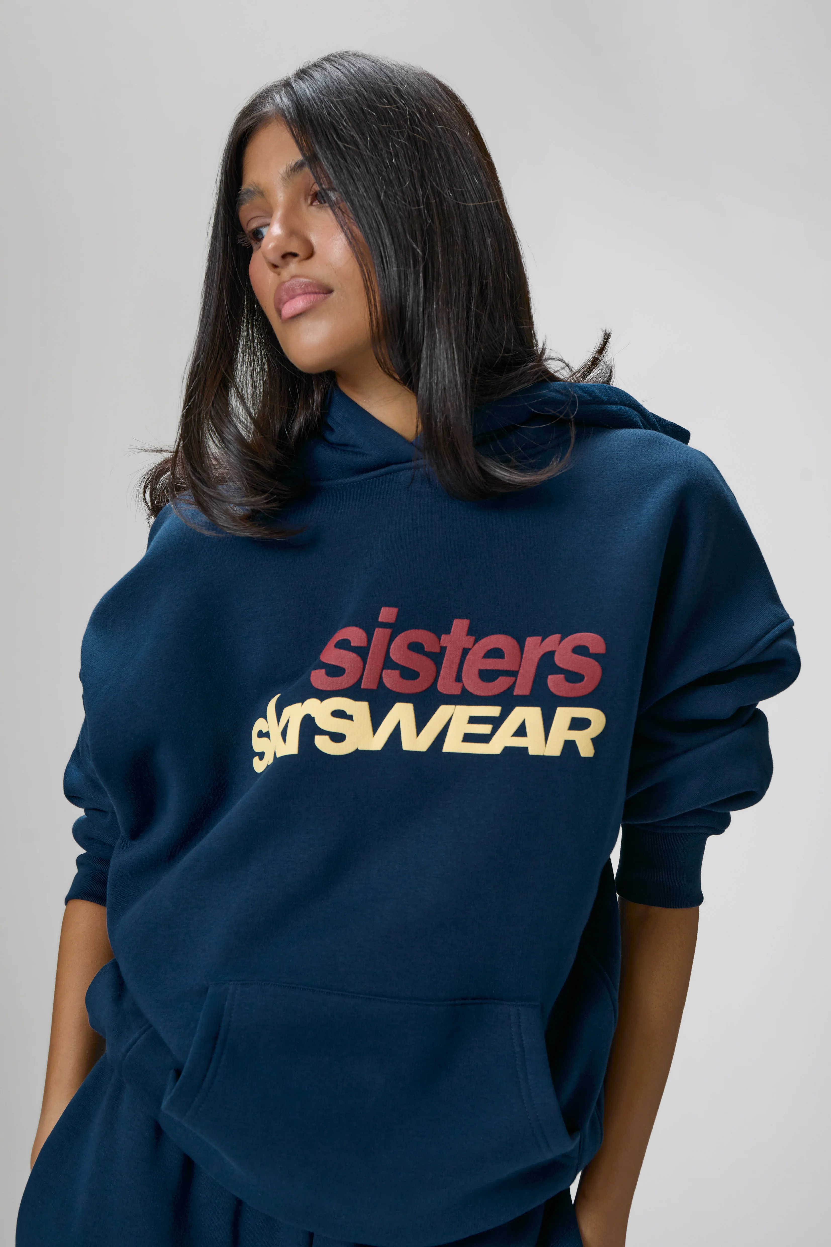 Waverley Skrswear Hoodie in Navy - Image 4