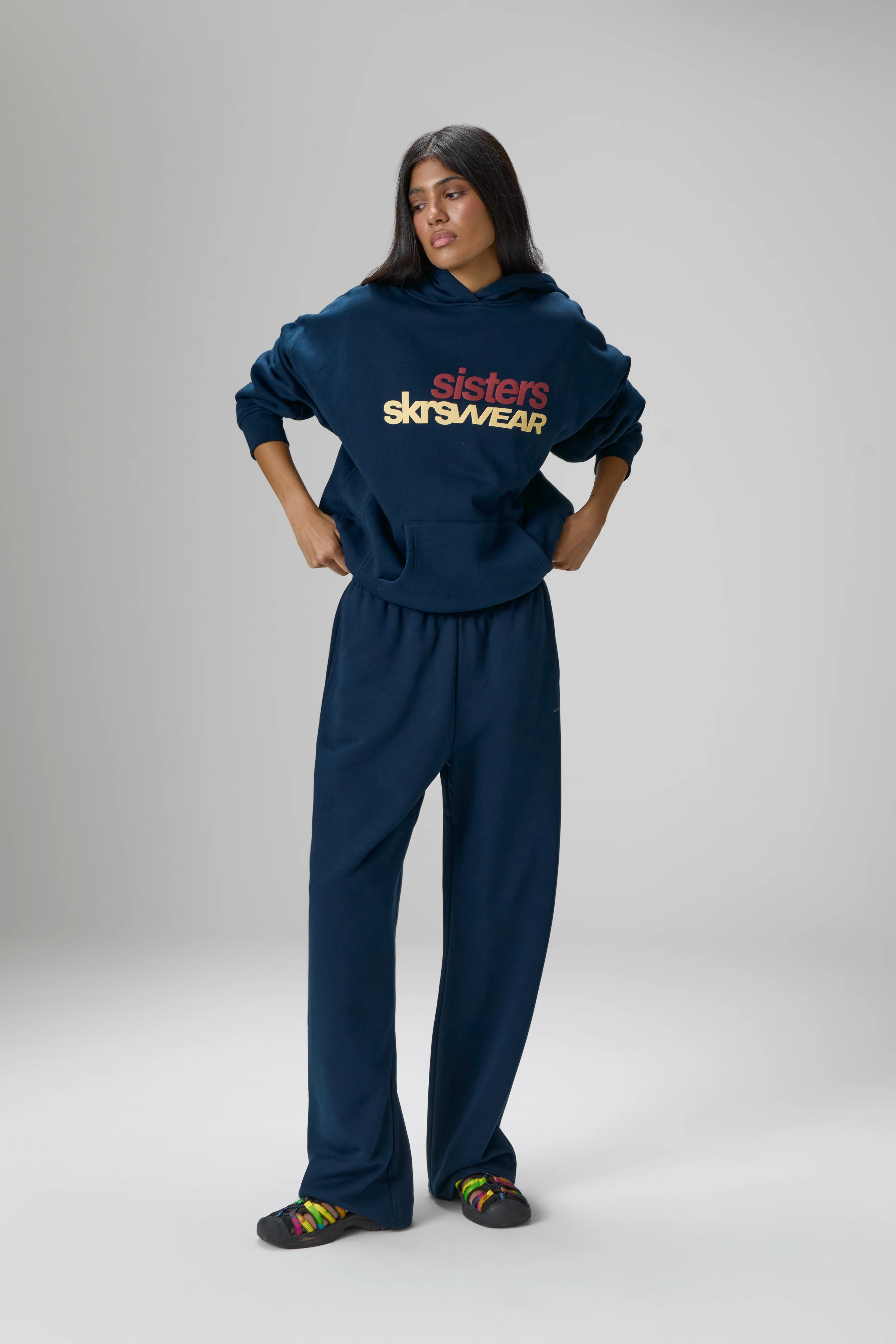 Waverley Skrswear Hoodie in Navy - Image 5