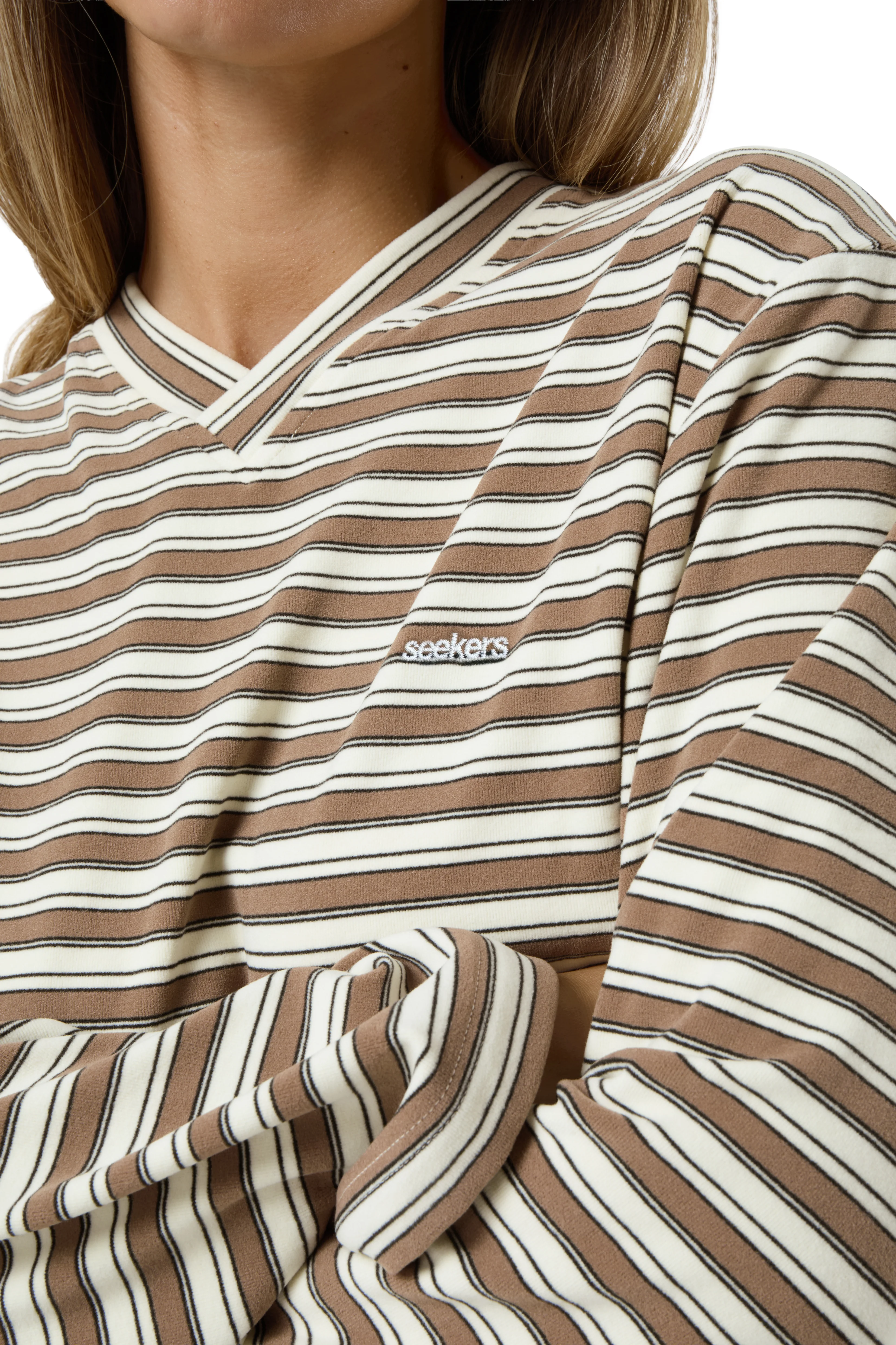 Wilkie Soft Oversized Long Sleeve in Hazel - Image 7